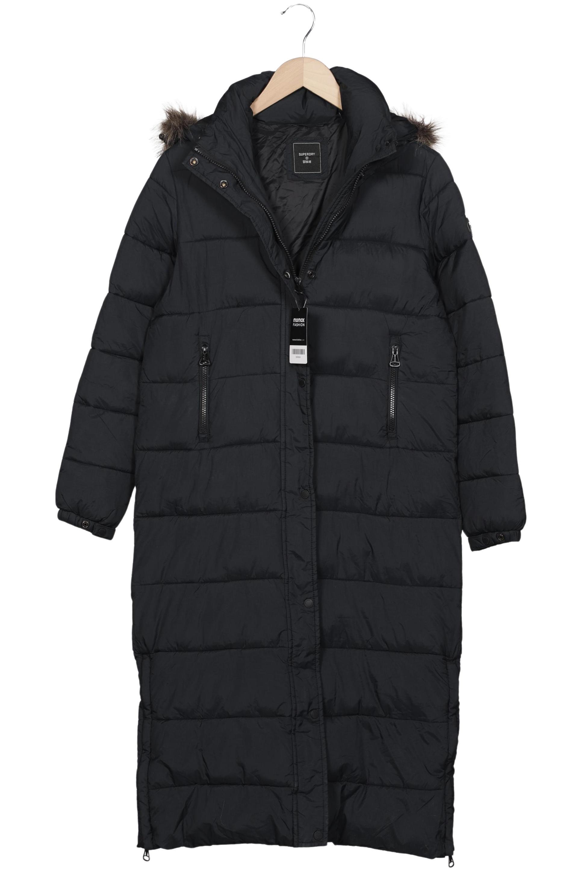 

Superdry Damen Mantel, schwarz, Gr. 36