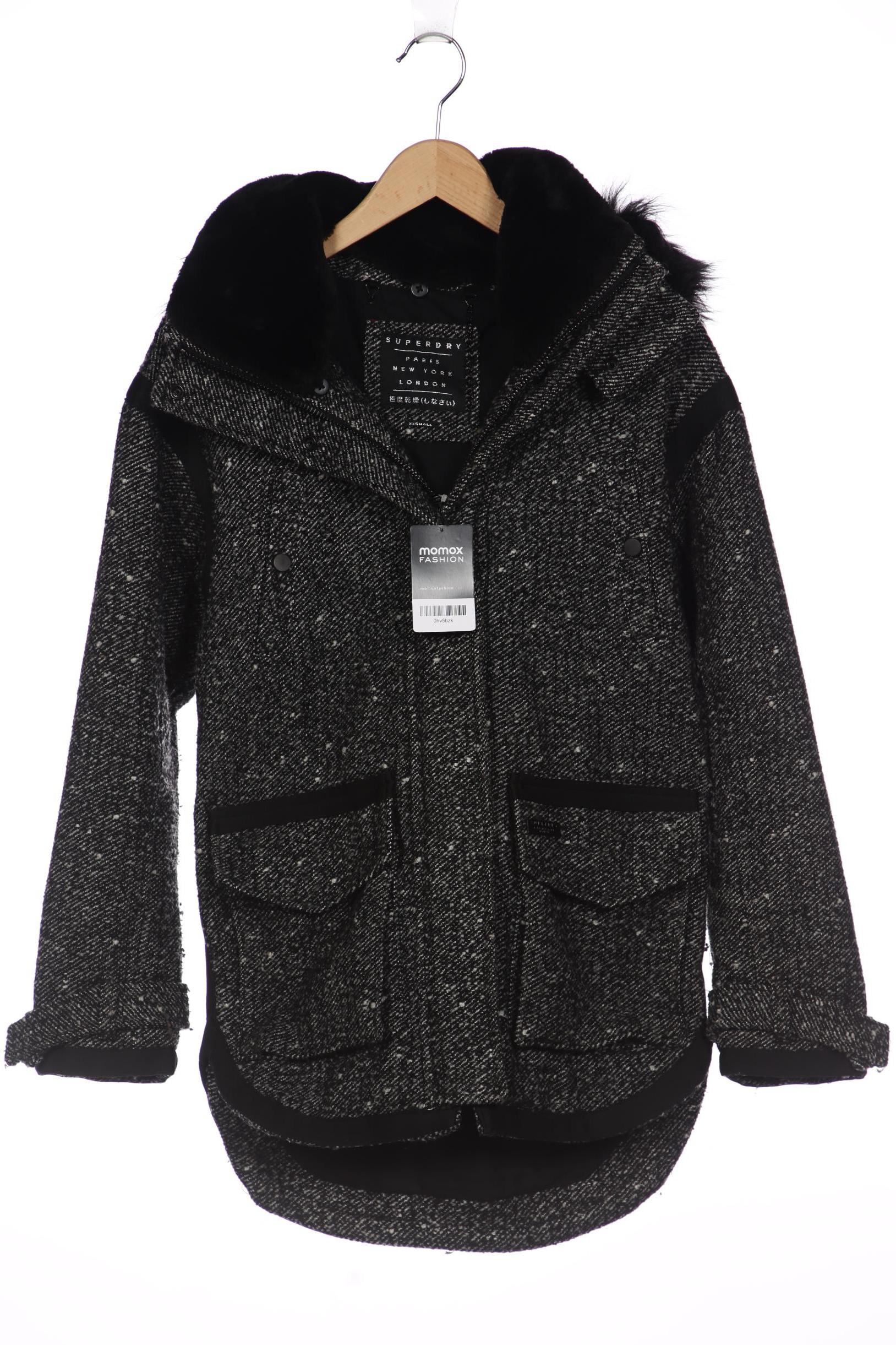 

Superdry Damen Mantel, schwarz