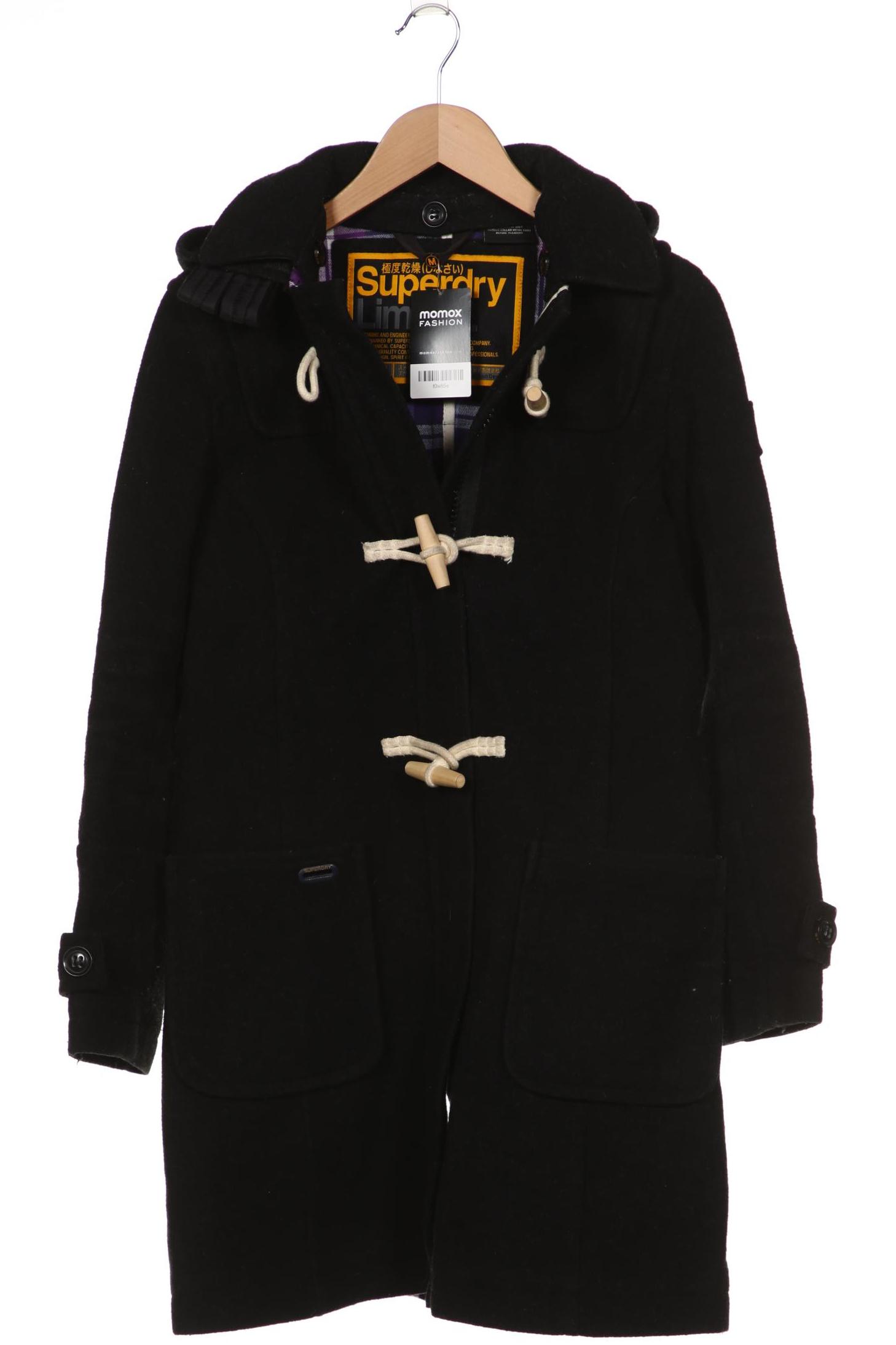 

Superdry Damen Mantel, schwarz, Gr. 38