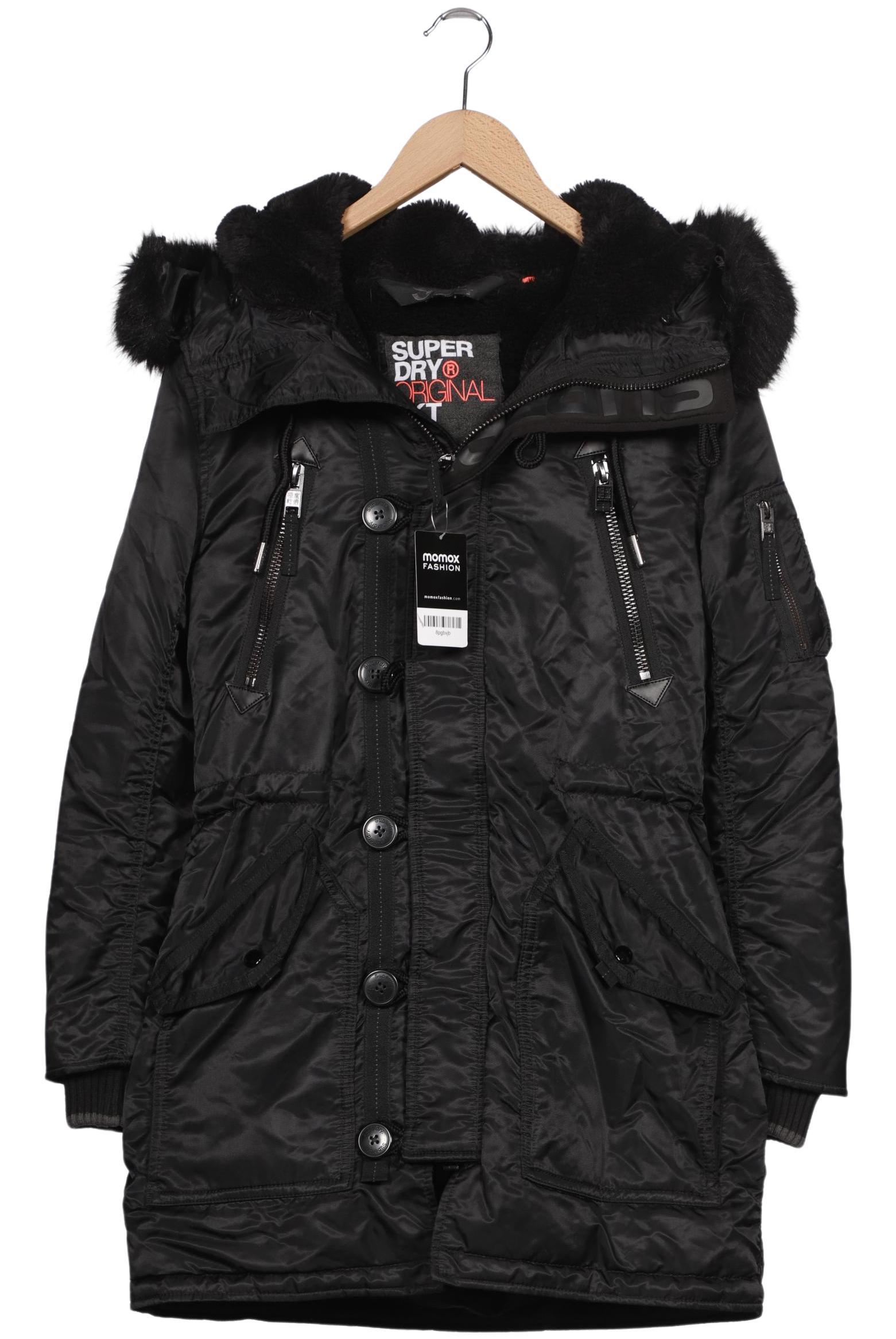 

Superdry Damen Mantel, schwarz, Gr. 34
