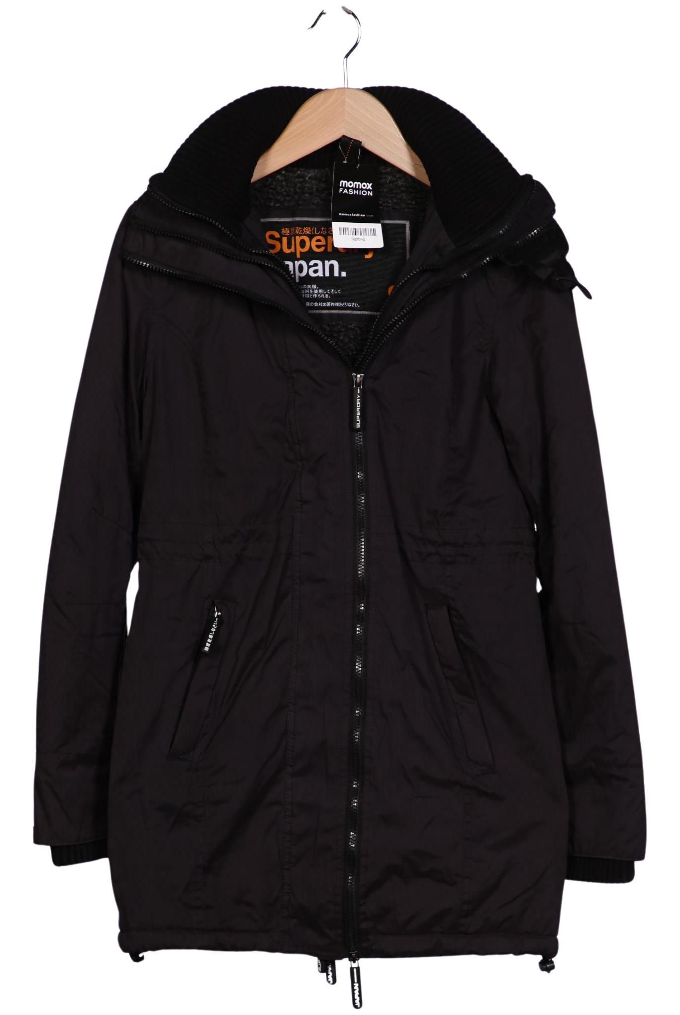 

Superdry Damen Mantel, schwarz, Gr. 36