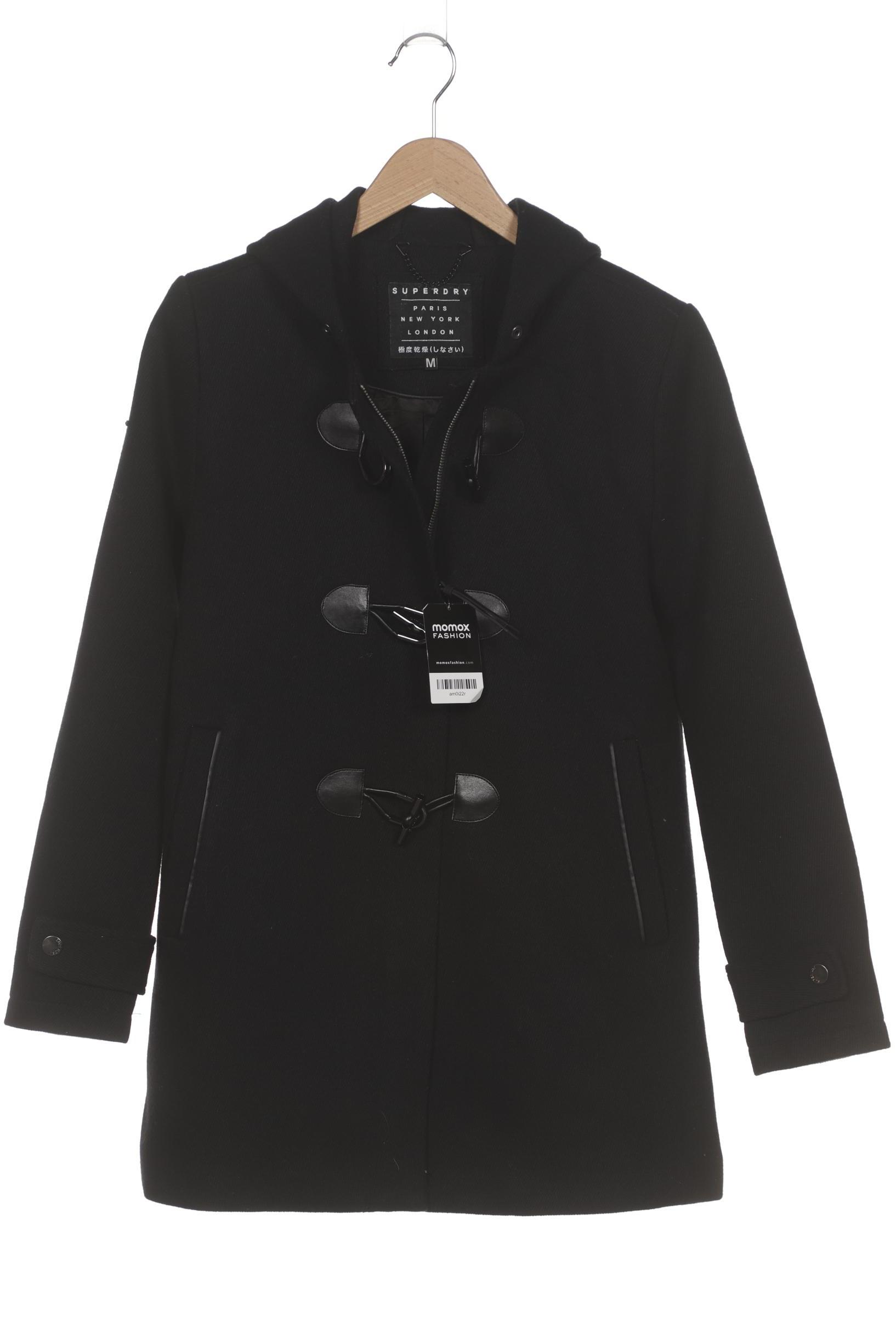 

Superdry Damen Mantel, schwarz, Gr. 38