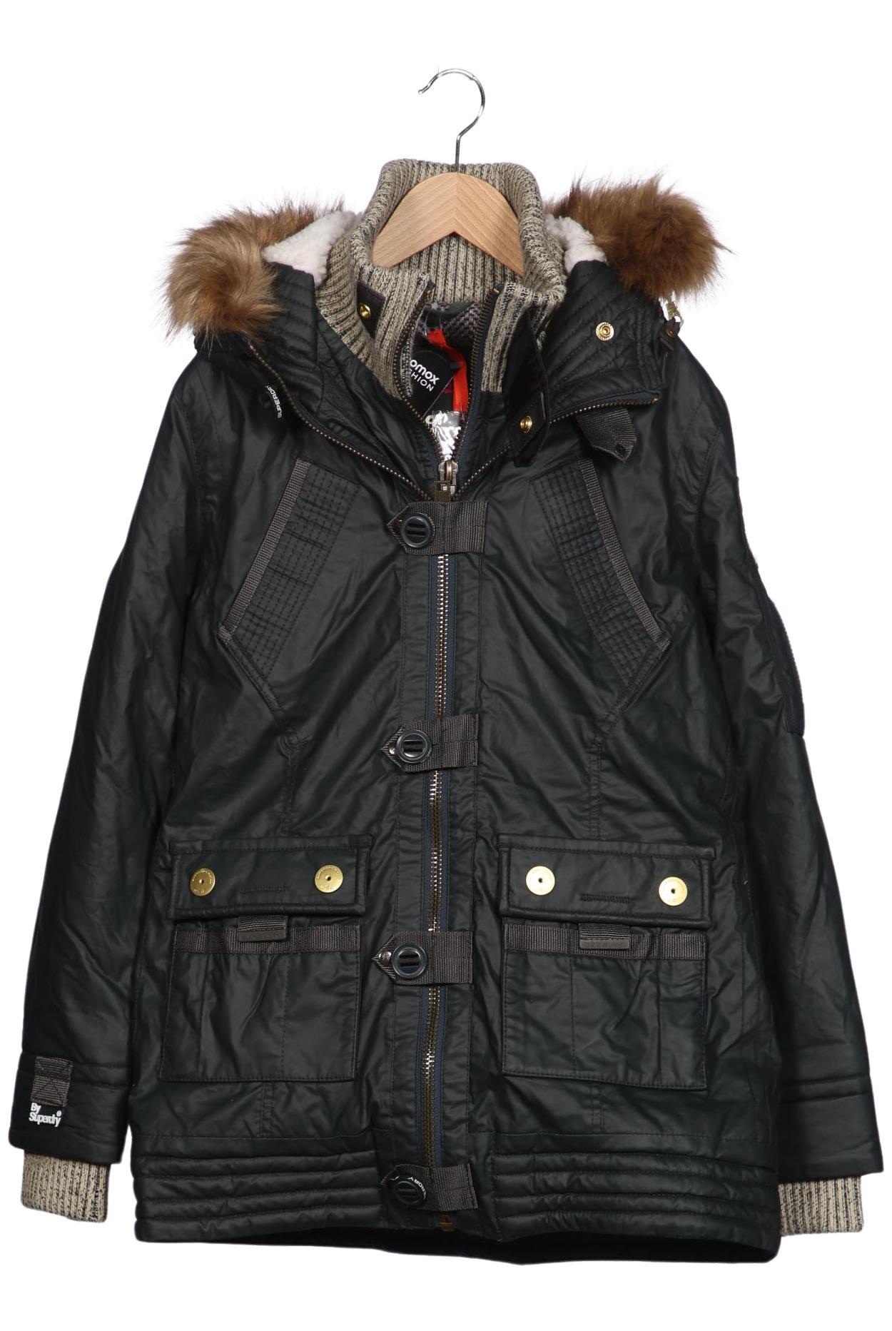 

Superdry Damen Mantel, schwarz, Gr. 44