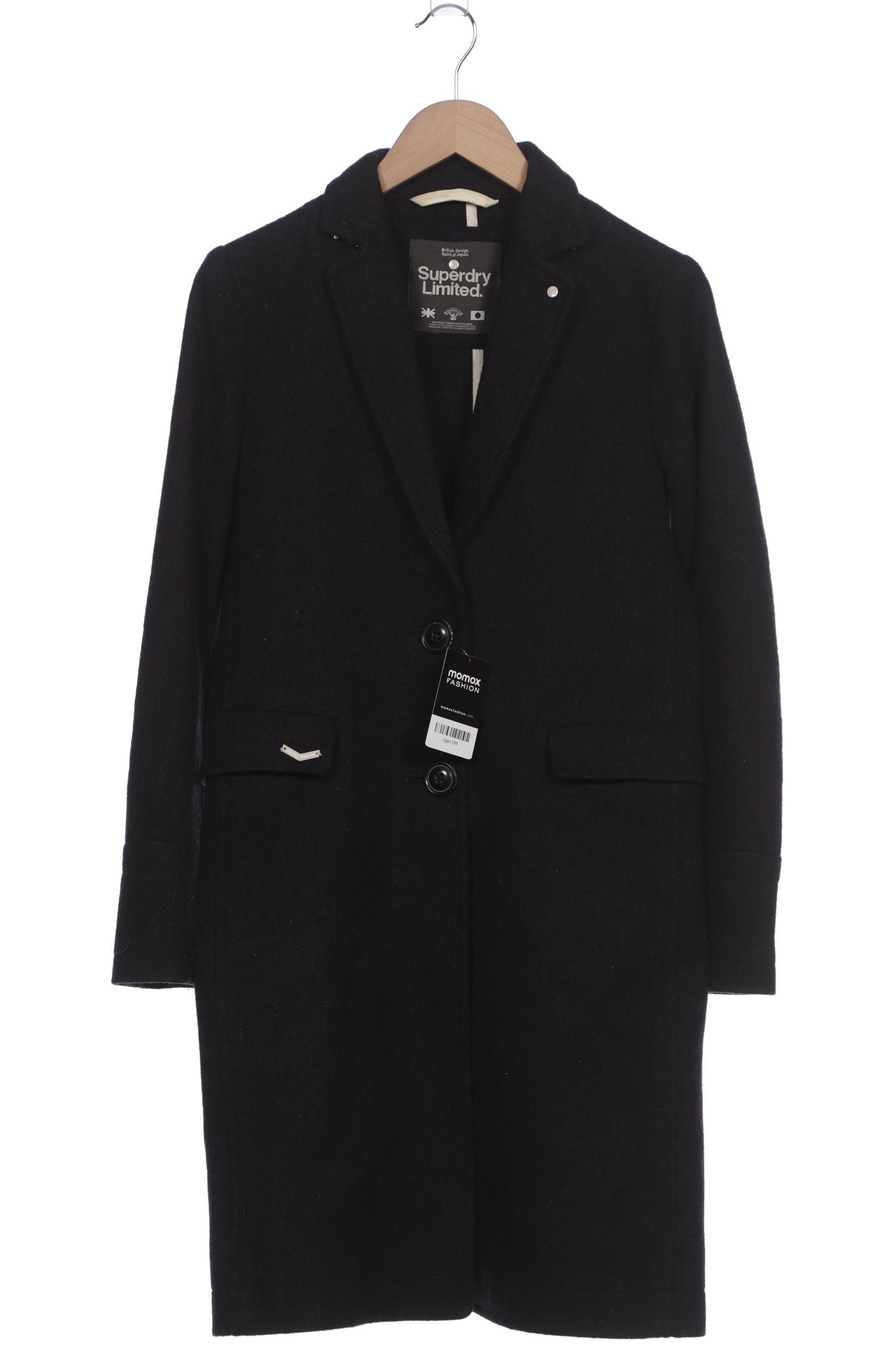 

Superdry Damen Mantel, schwarz, Gr. 36