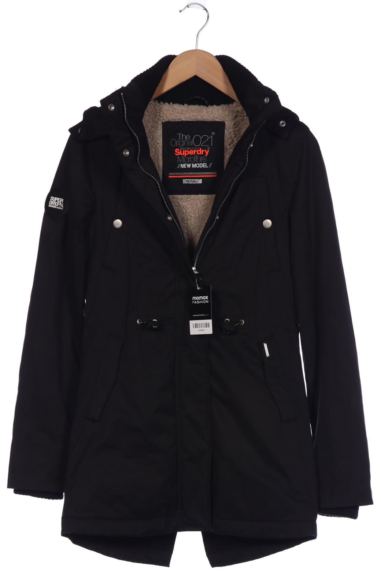 

Superdry Damen Mantel, schwarz, Gr. 32