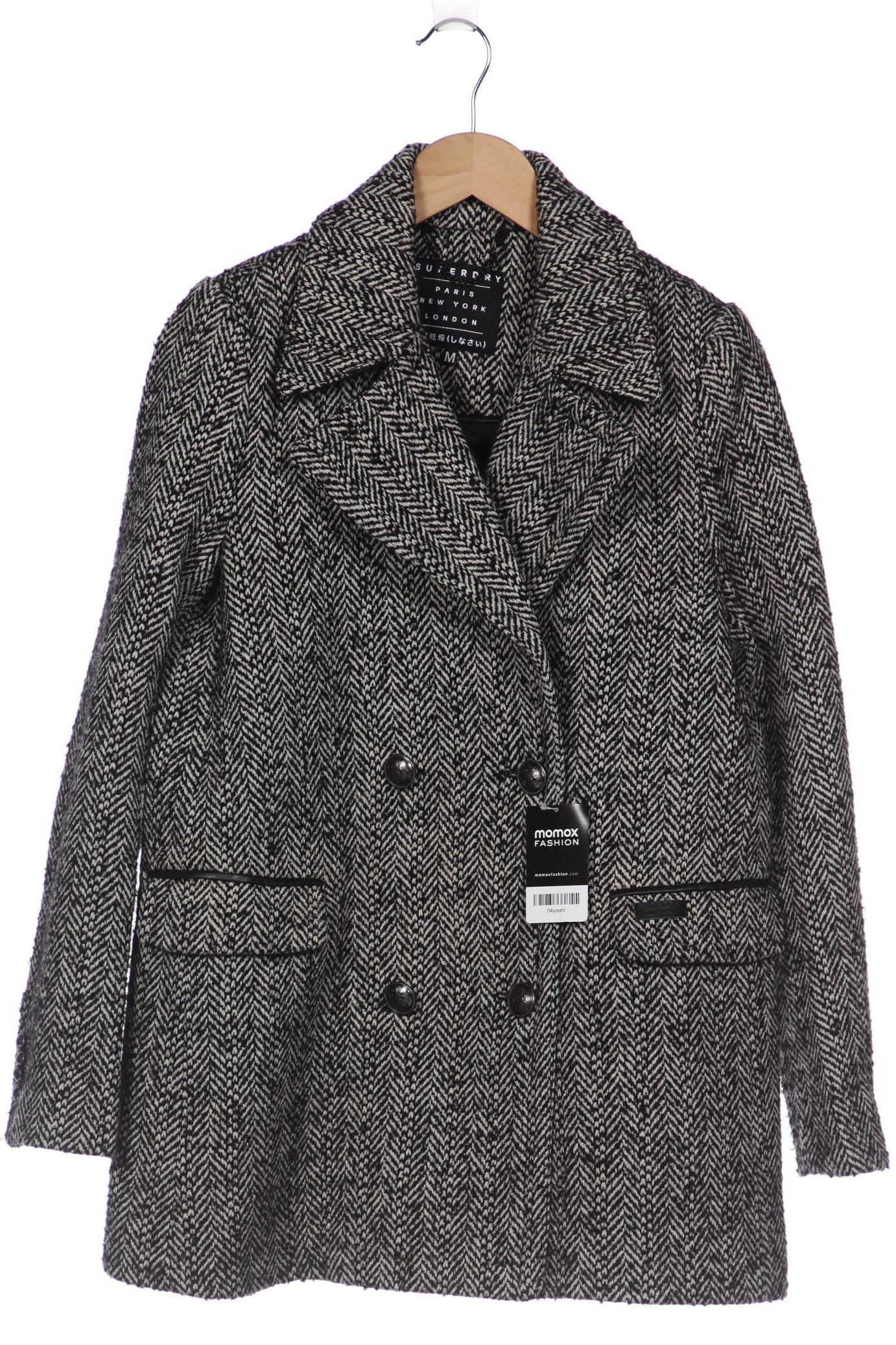 

Superdry Damen Mantel, schwarz, Gr. 38