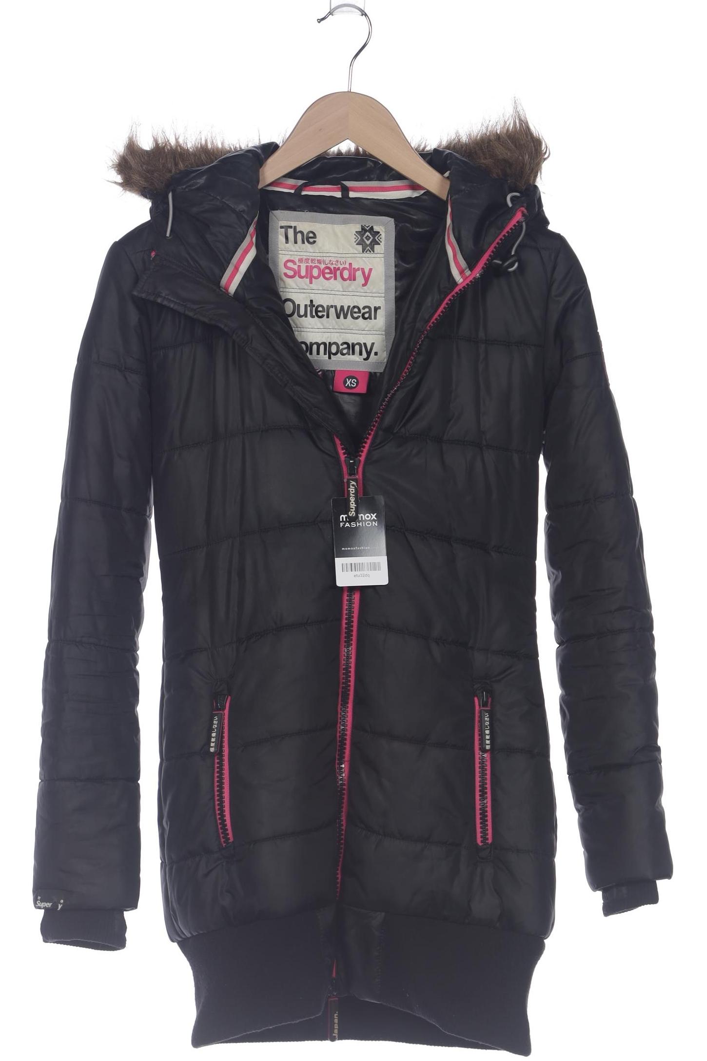 

Superdry Damen Mantel, schwarz, Gr. 34