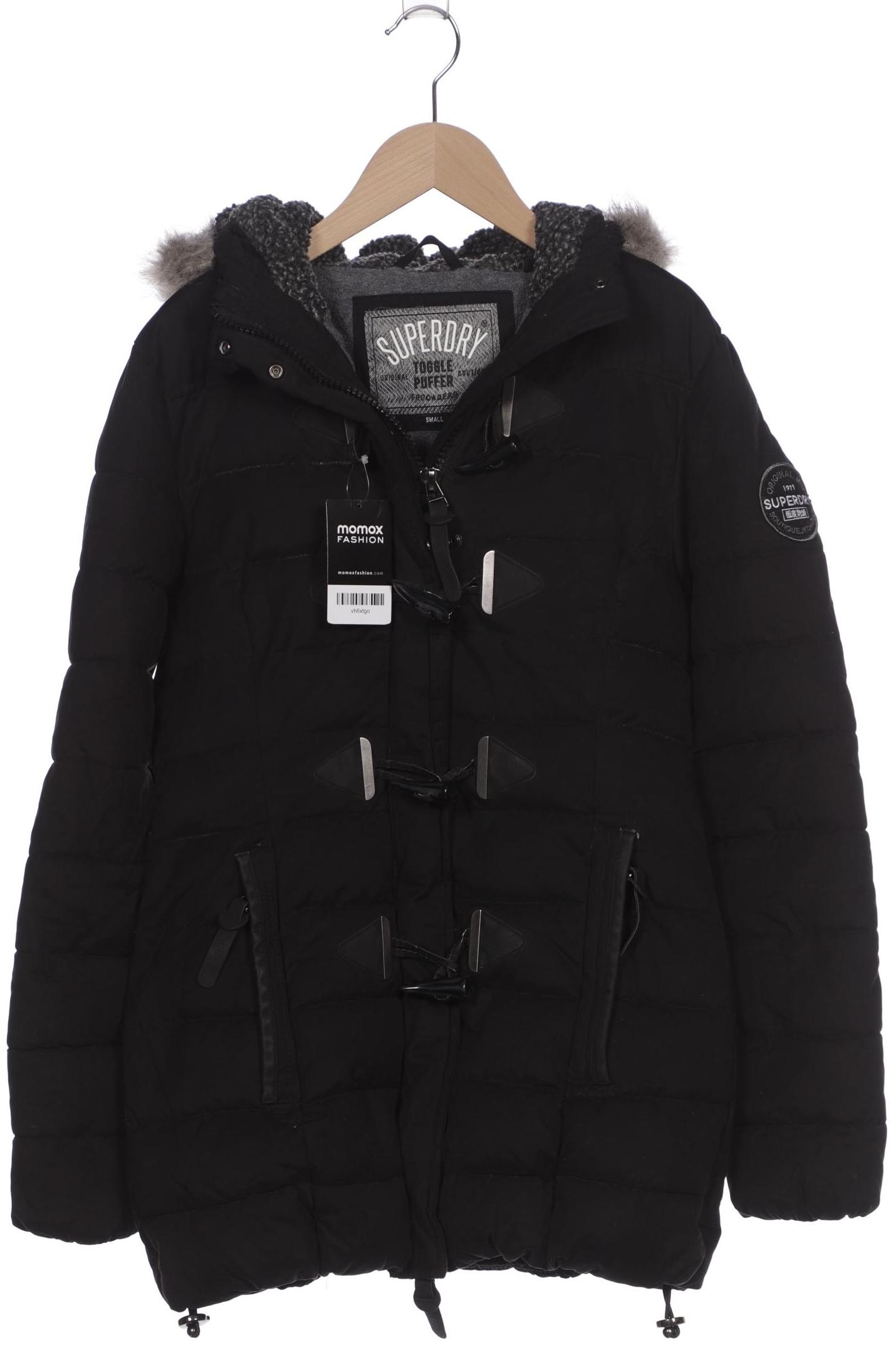 

Superdry Damen Mantel, schwarz, Gr. 36