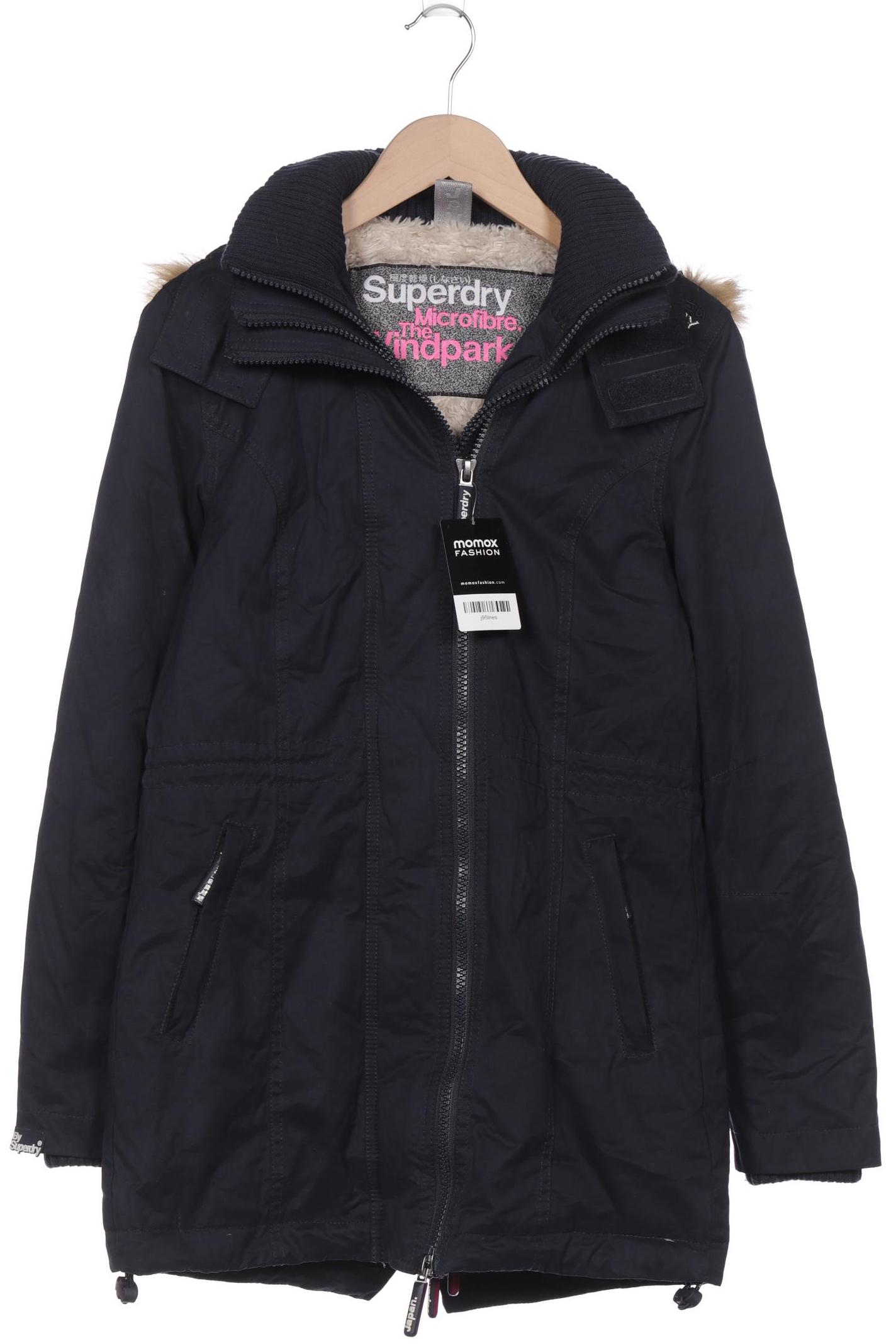 

Superdry Damen Mantel, marineblau