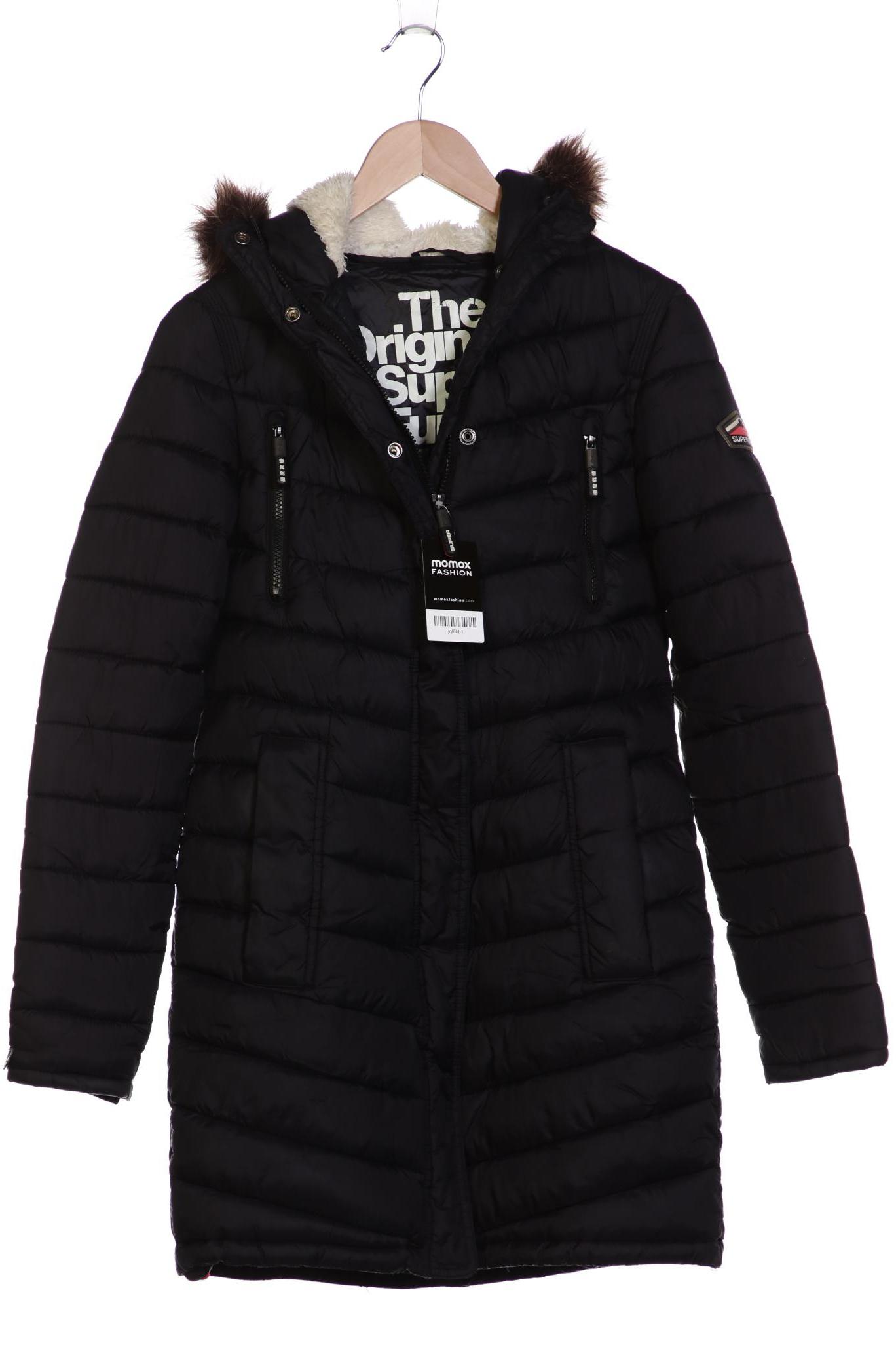 

Superdry Damen Mantel, schwarz, Gr. 34