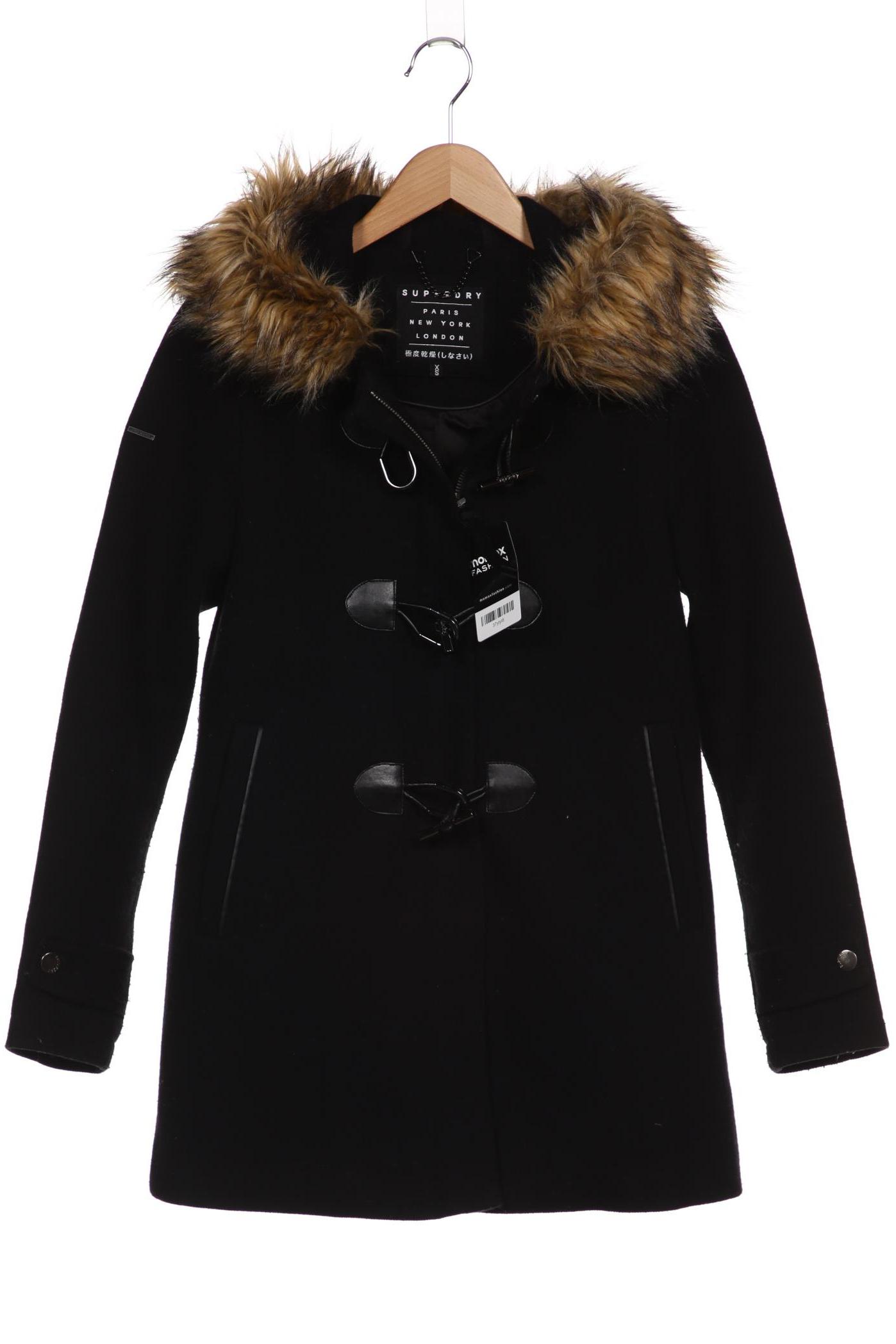 

Superdry Damen Mantel, schwarz