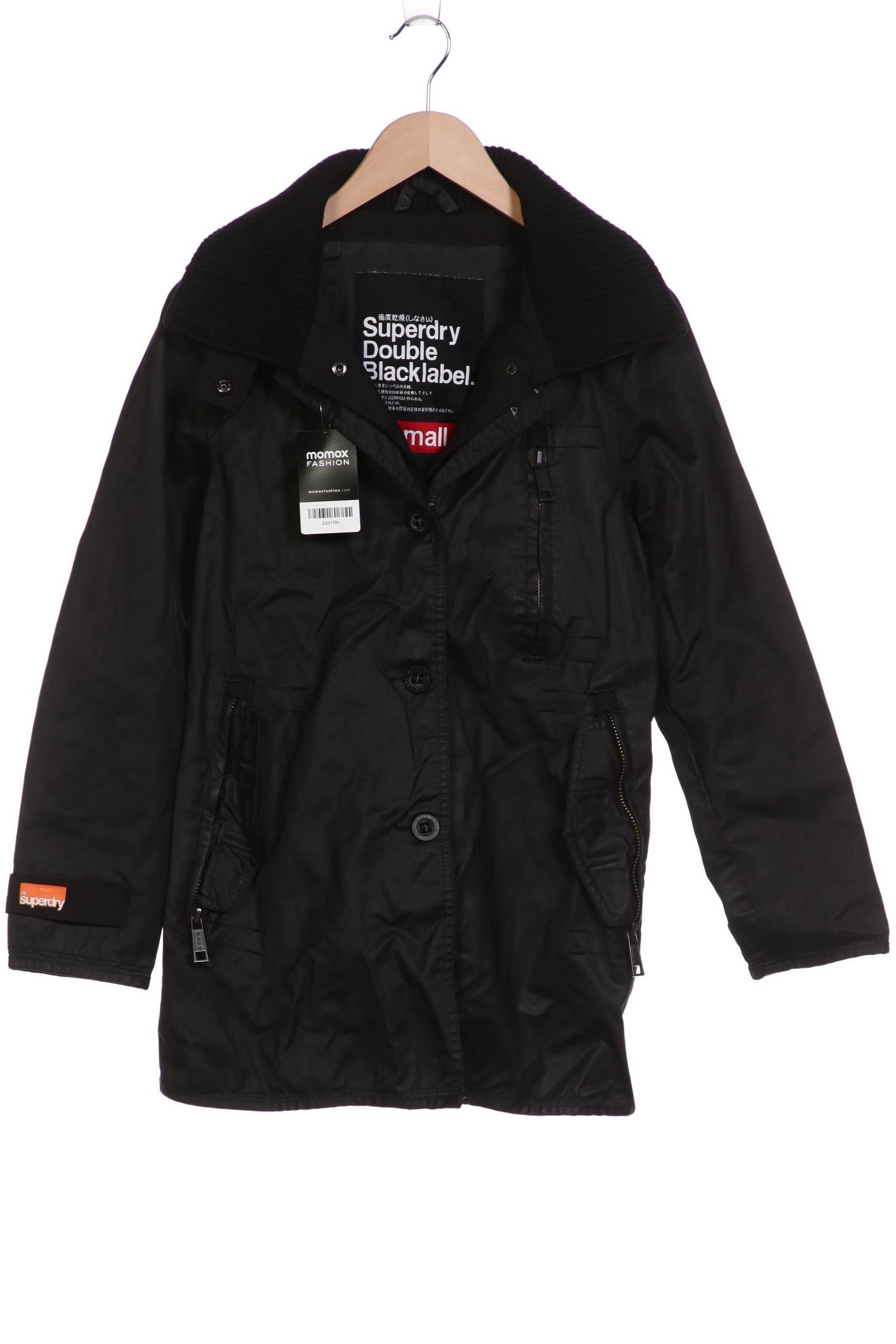

Superdry Damen Mantel, schwarz, Gr. 36