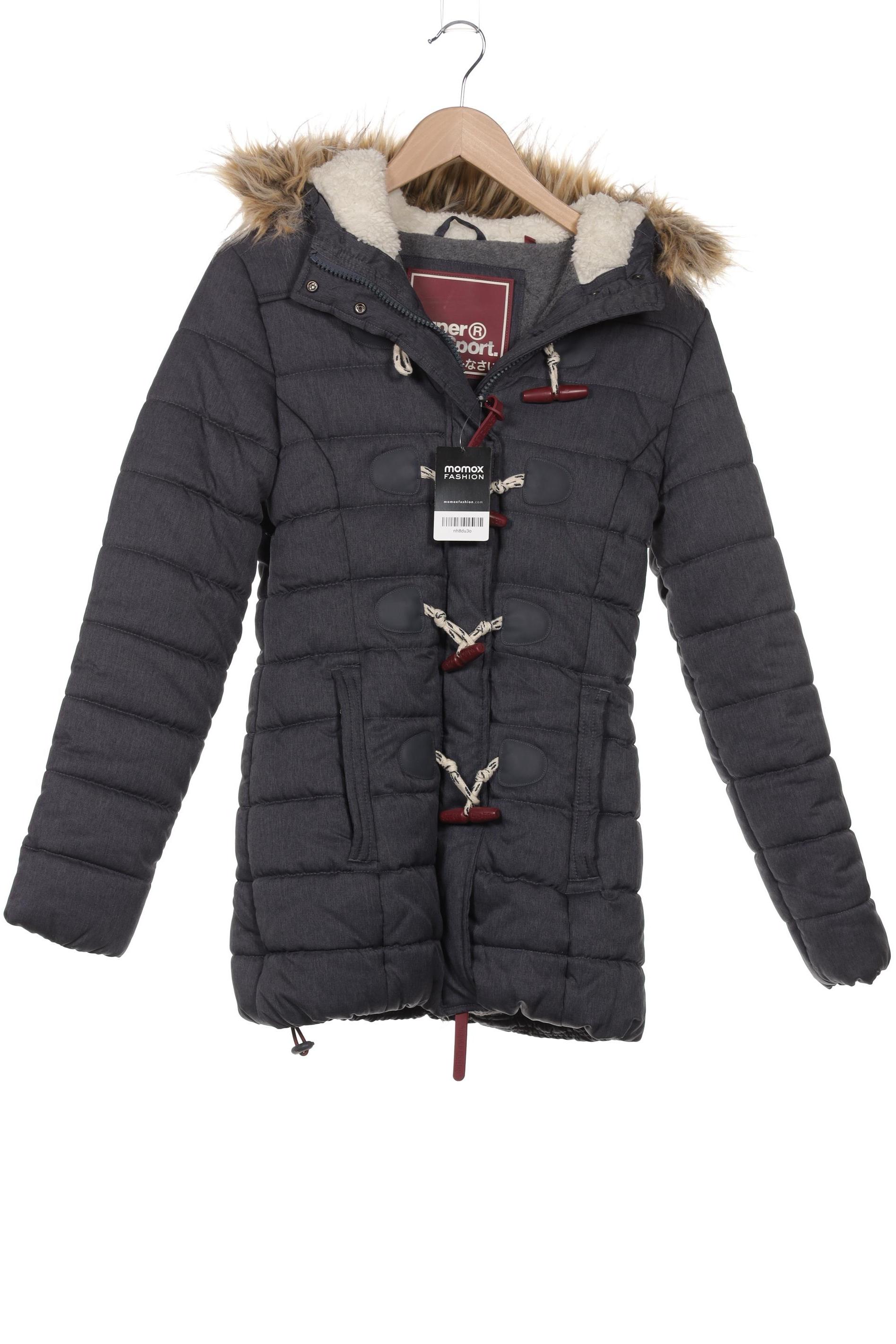 

Superdry Damen Mantel, grau, Gr. 36