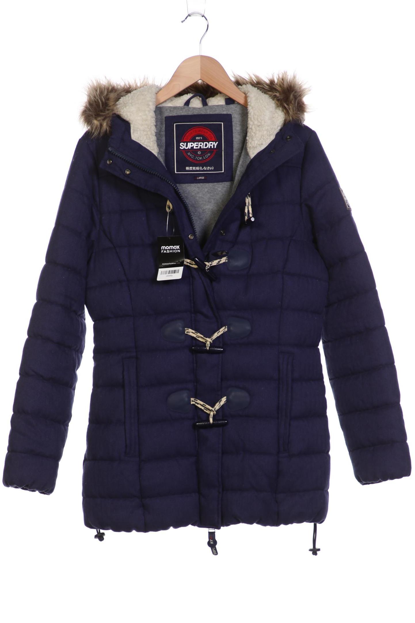 

Superdry Damen Mantel, marineblau