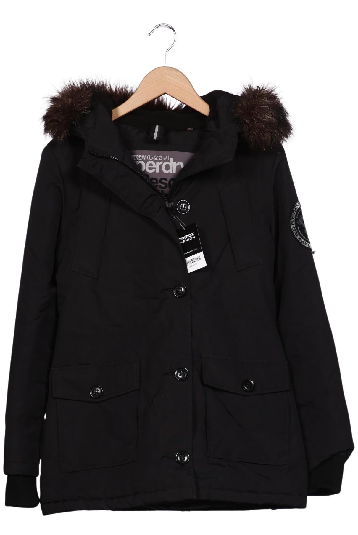

Superdry Damen Mantel, schwarz, Gr. 38