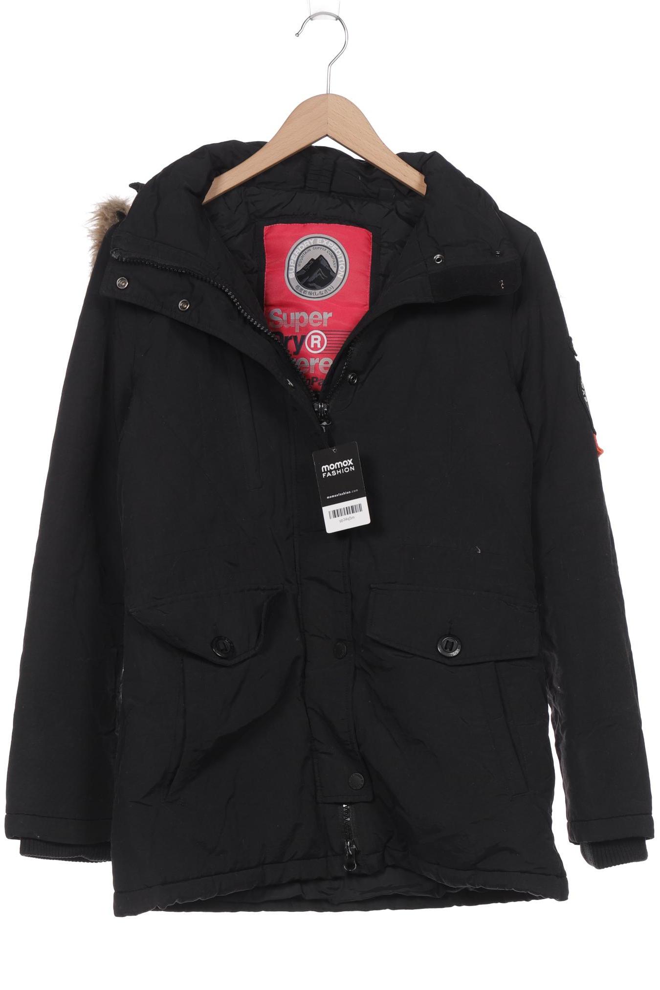 

Superdry Damen Mantel, schwarz, Gr. 38