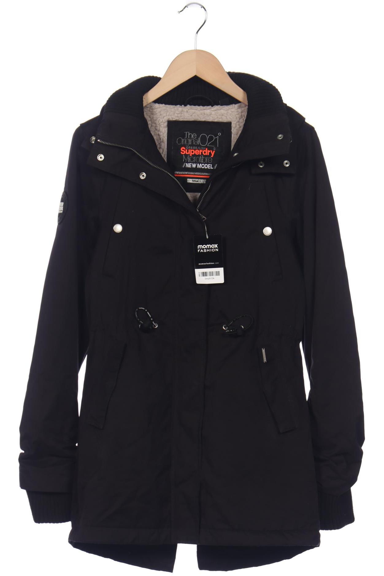 

Superdry Damen Mantel, schwarz, Gr. 38