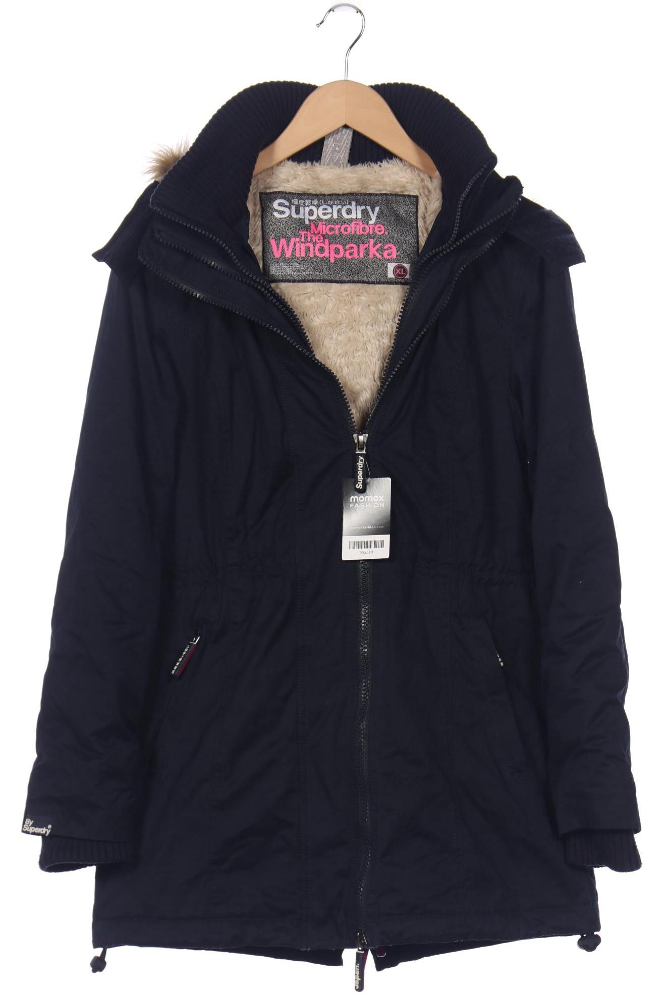 

Superdry Damen Mantel, marineblau