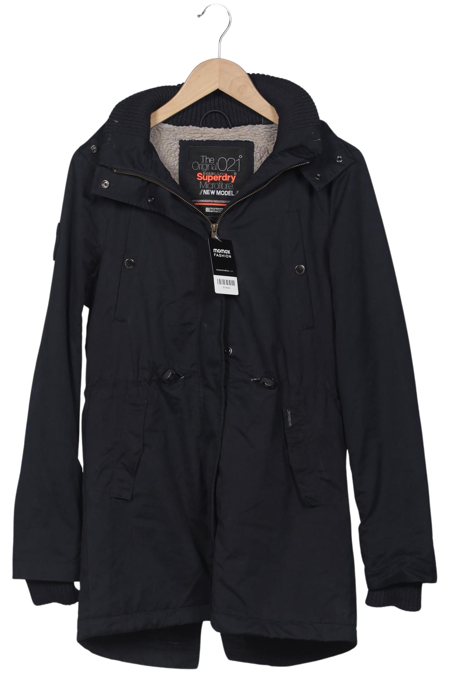 

Superdry Damen Mantel, schwarz, Gr. 38