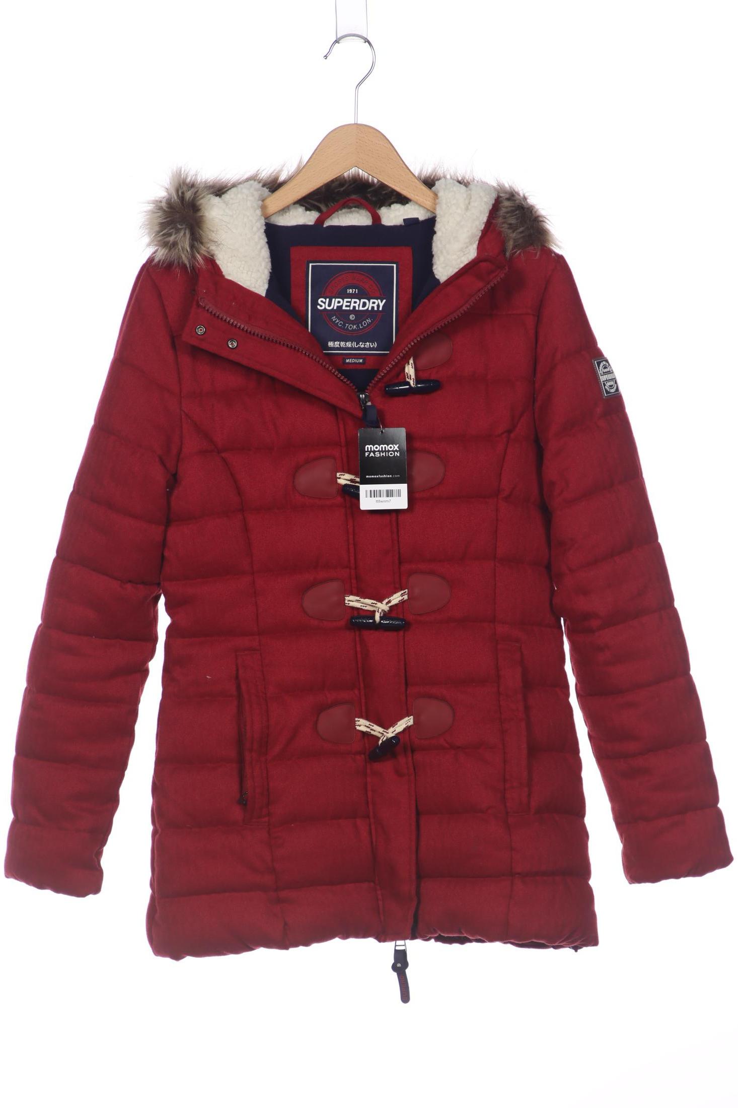 

Superdry Damen Mantel, rot, Gr. 38