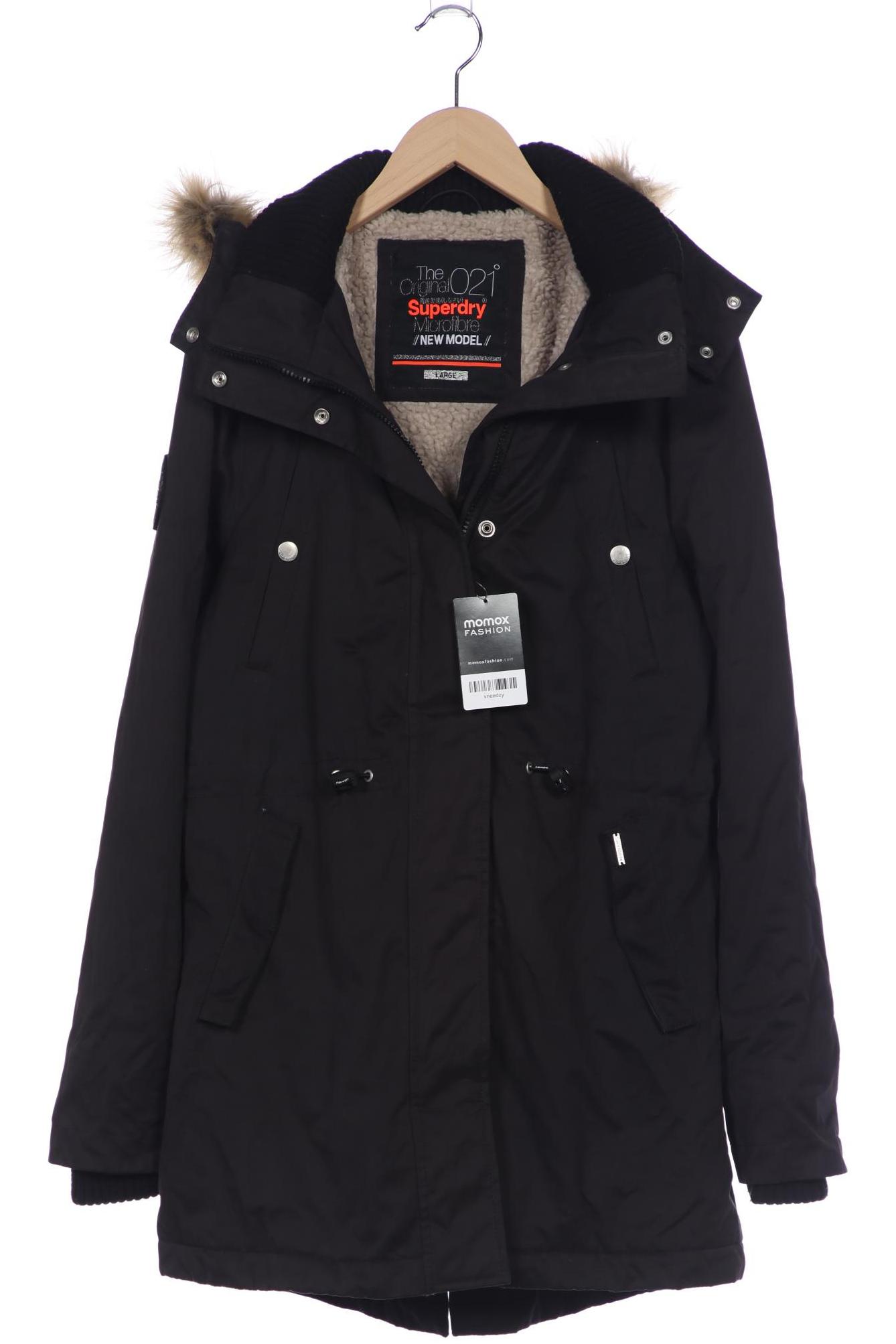 

Superdry Damen Mantel, schwarz, Gr. 42