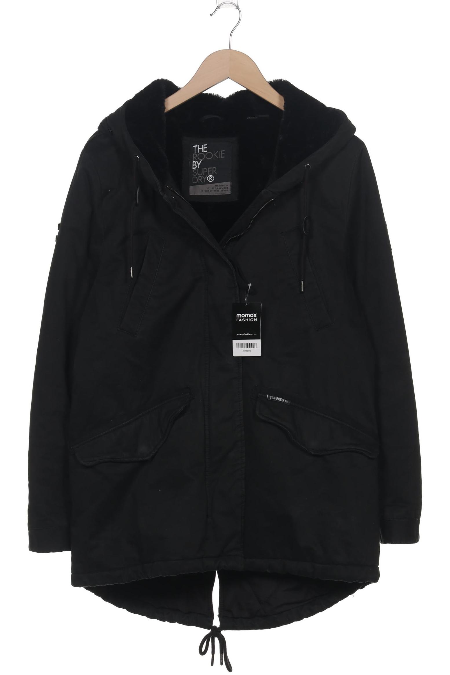 

Superdry Damen Mantel, schwarz, Gr. 42