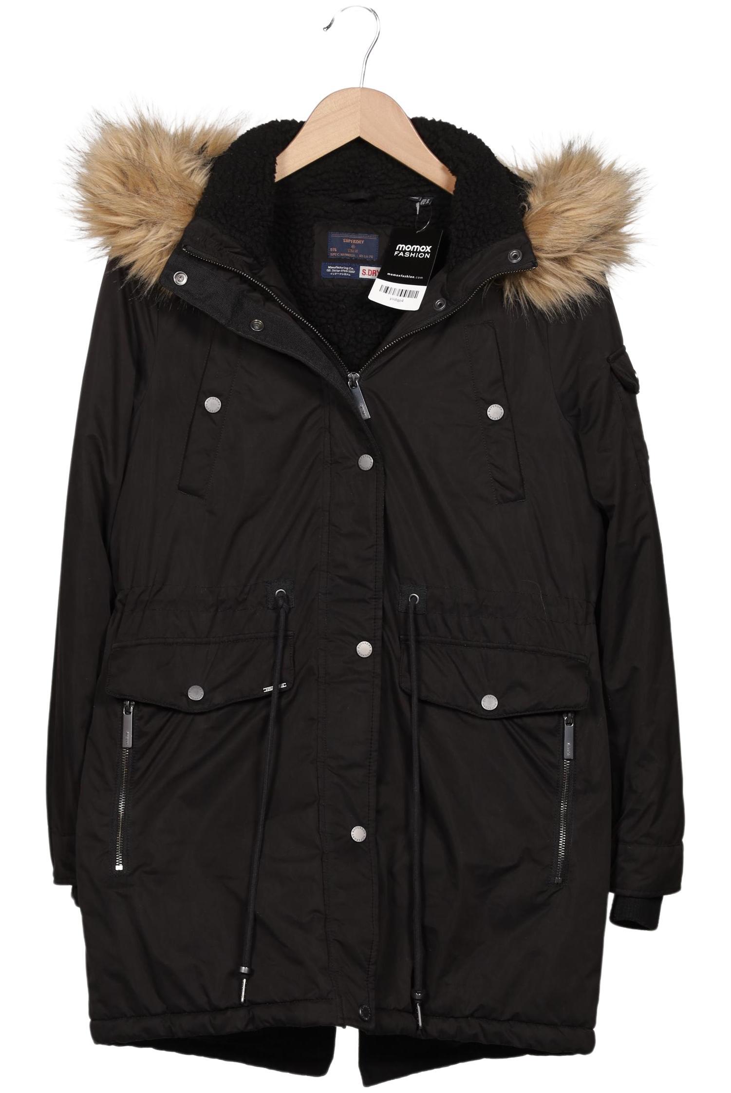 

Superdry Damen Mantel, schwarz, Gr. 36