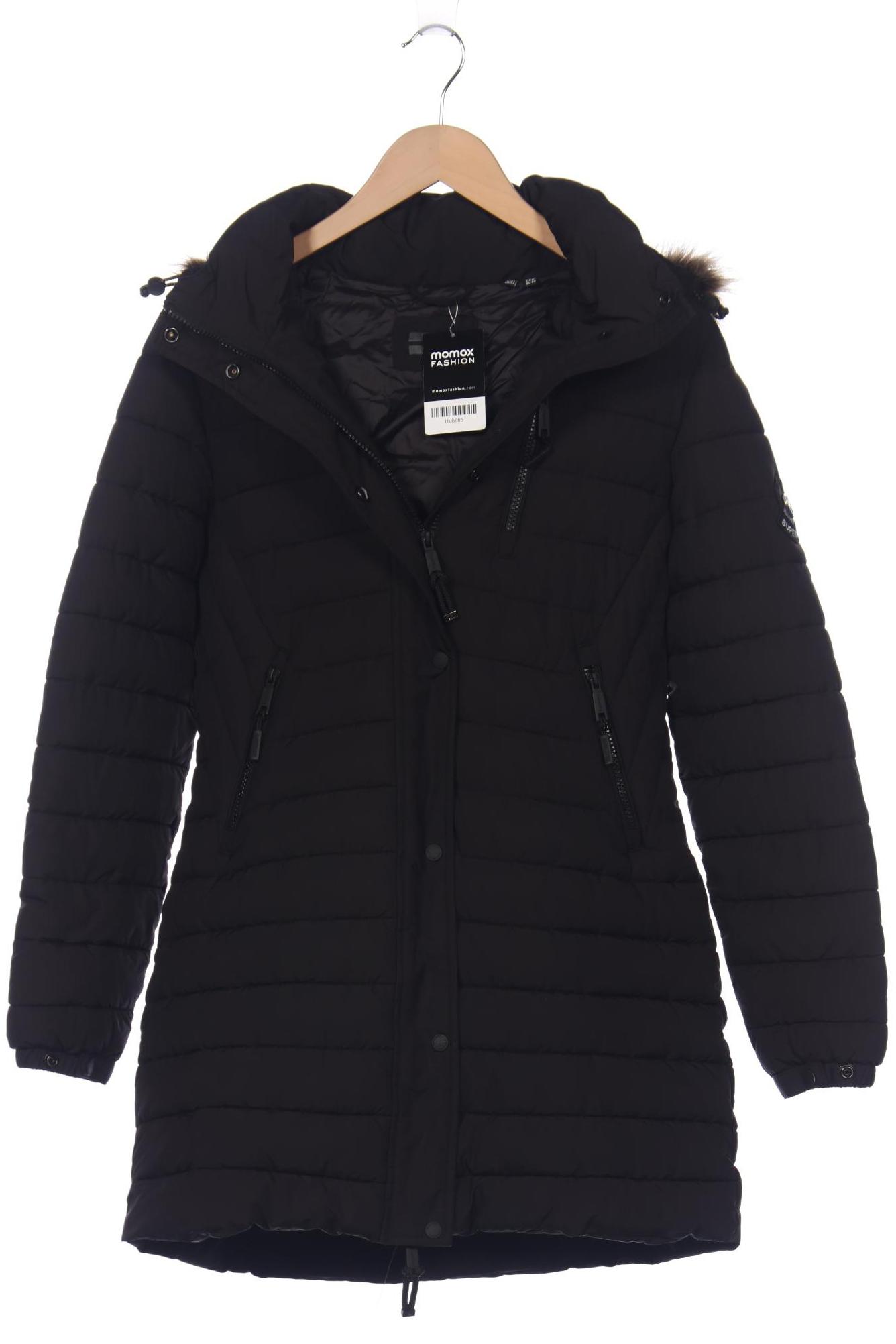 

Superdry Damen Mantel, schwarz, Gr. 40