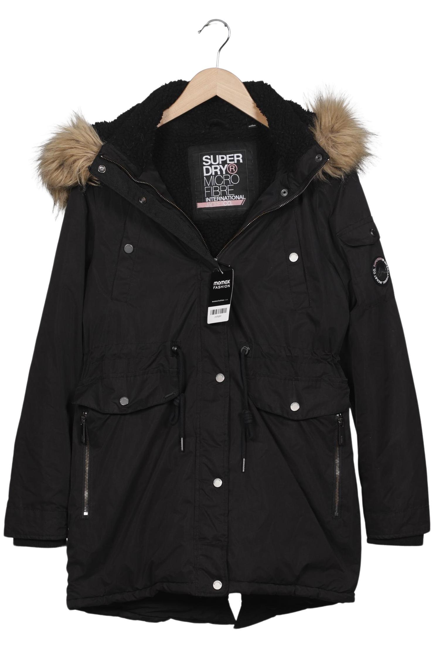 

Superdry Damen Mantel, schwarz, Gr. 40