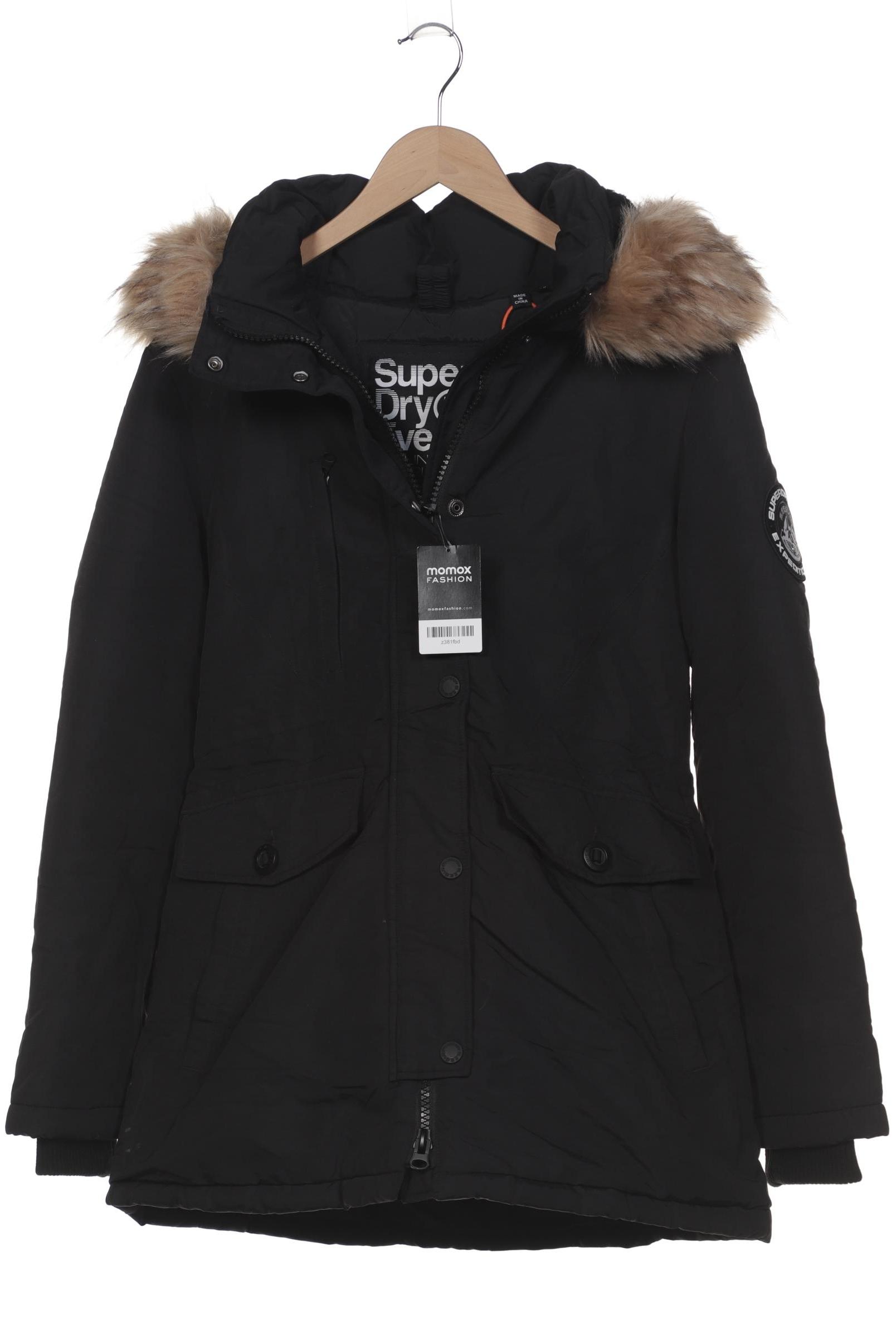 

Superdry Damen Mantel, schwarz, Gr. 40