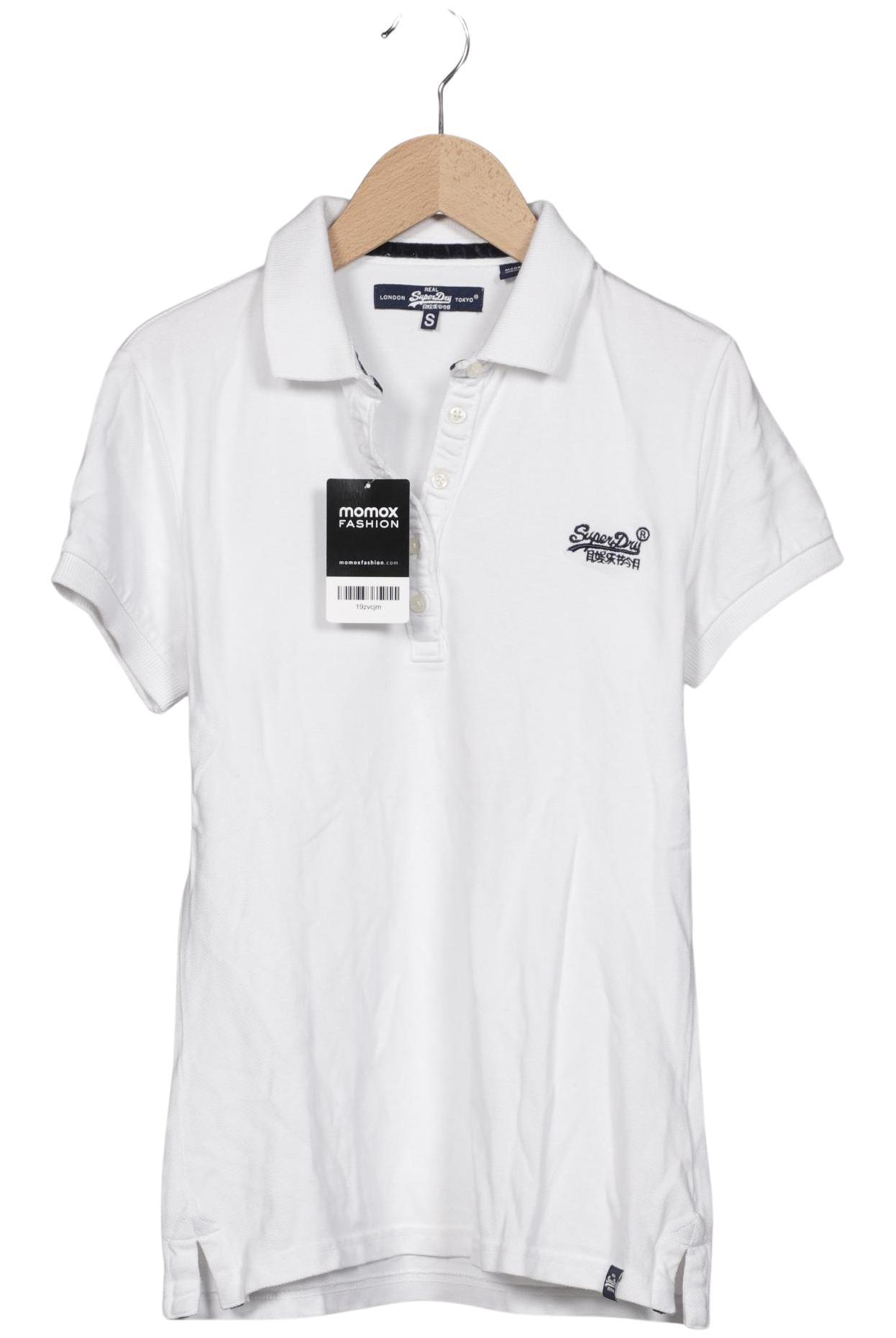 

Superdry Damen Poloshirt, weiß, Gr. 36