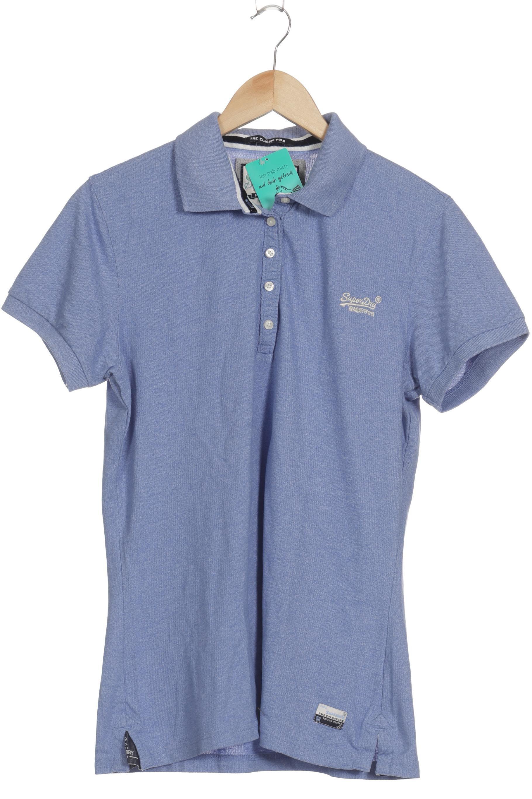 

Superdry Damen Poloshirt, blau, Gr. 36