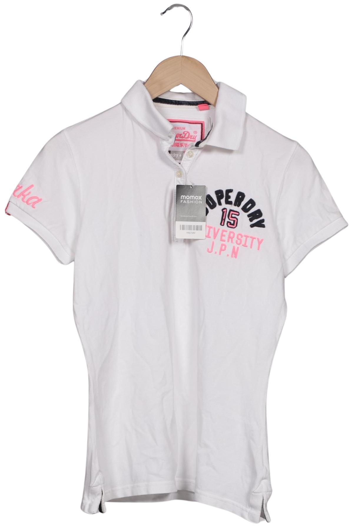 

Superdry Damen Poloshirt, weiß, Gr. 38