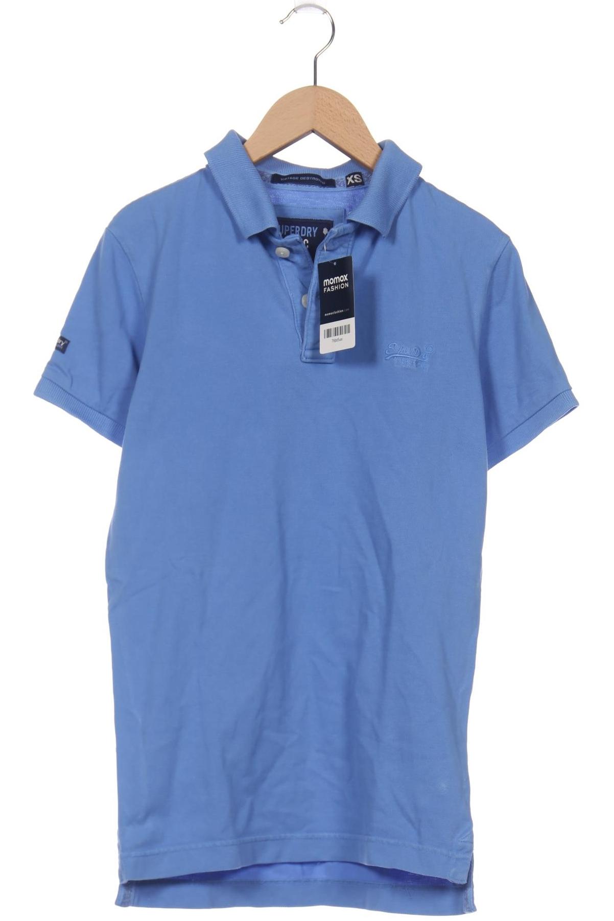 

Superdry Damen Poloshirt, blau, Gr. 34