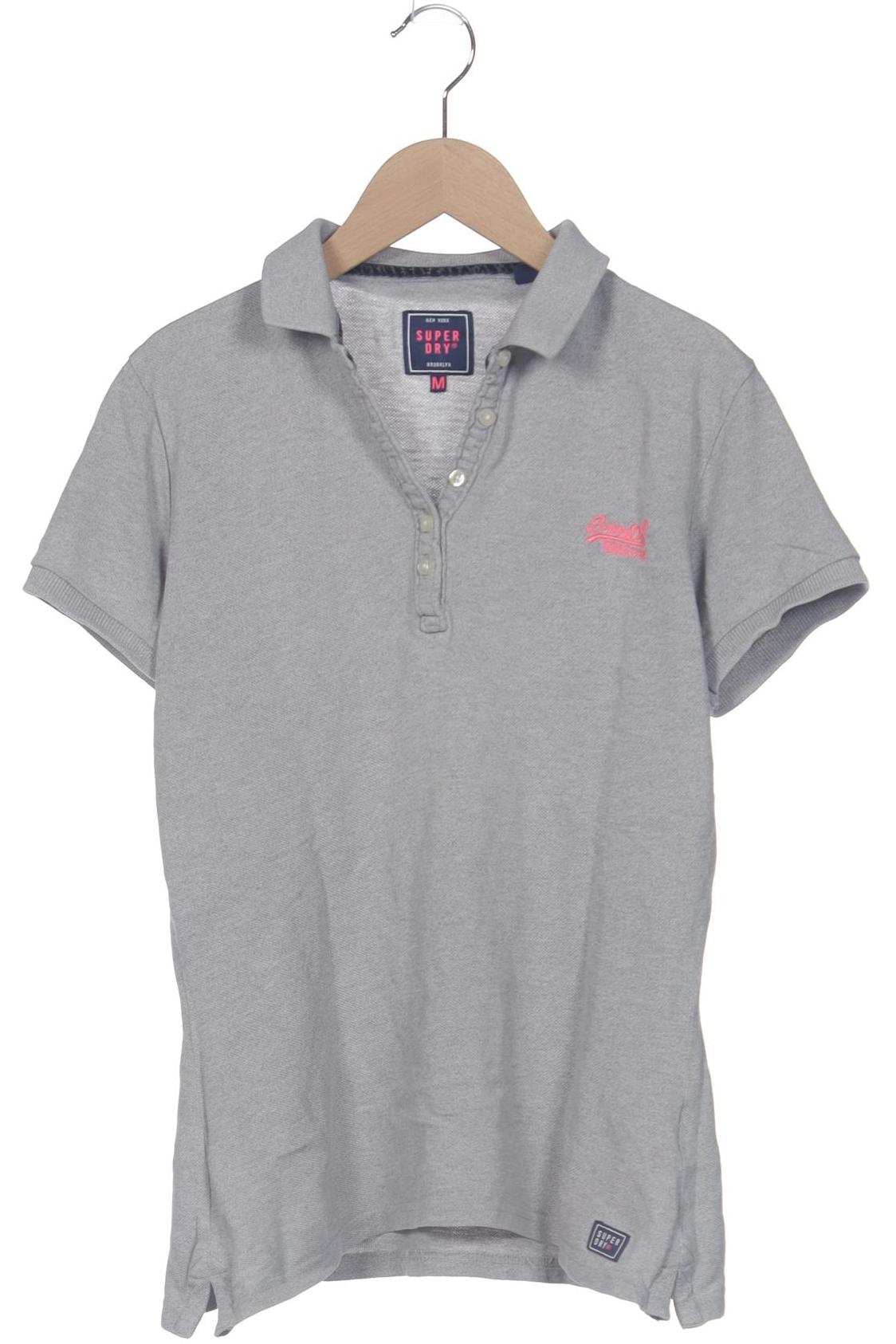 

Superdry Damen Poloshirt, grau, Gr. 38