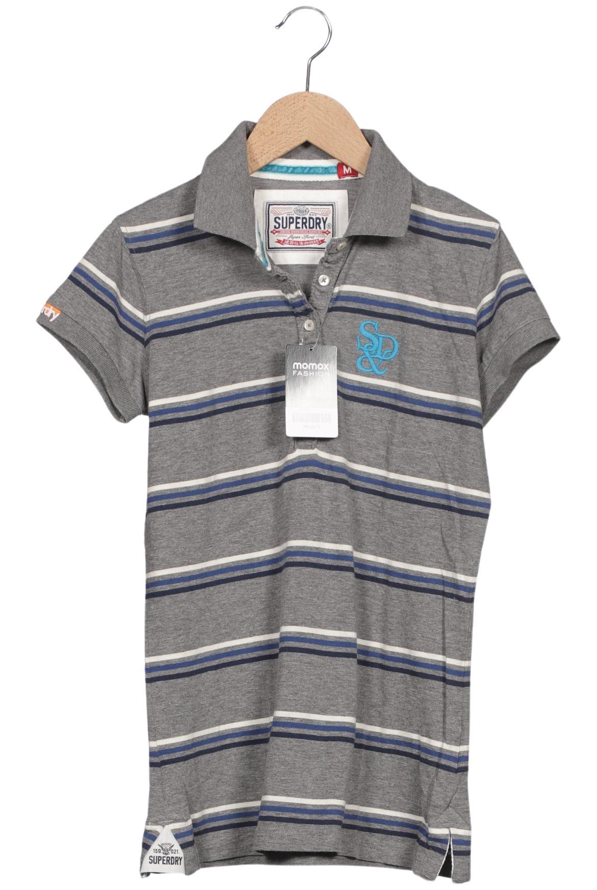 

Superdry Damen Poloshirt, grau, Gr. 38