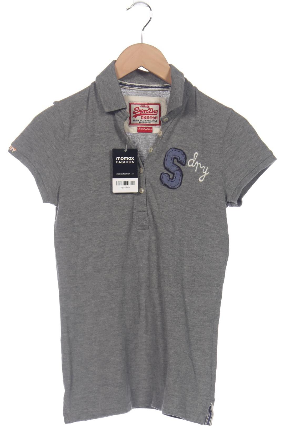 

Superdry Damen Poloshirt, grau, Gr. 38