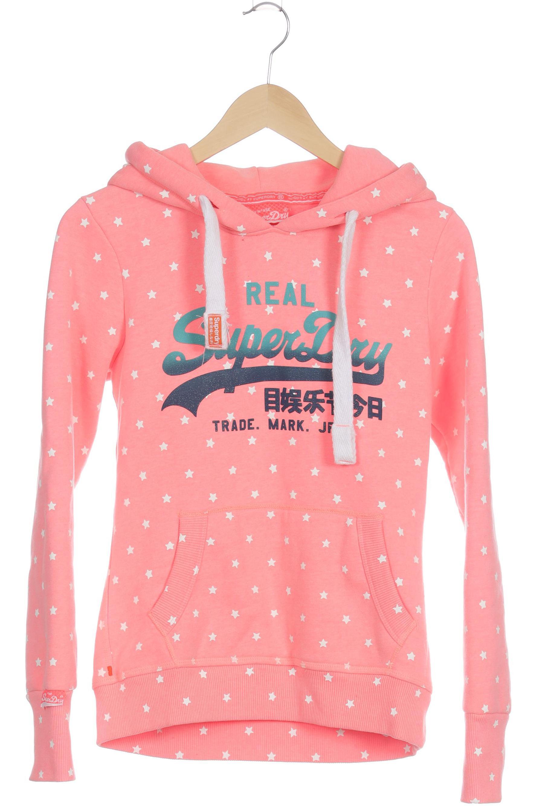 

Superdry Damen Kapuzenpullover, pink, Gr.