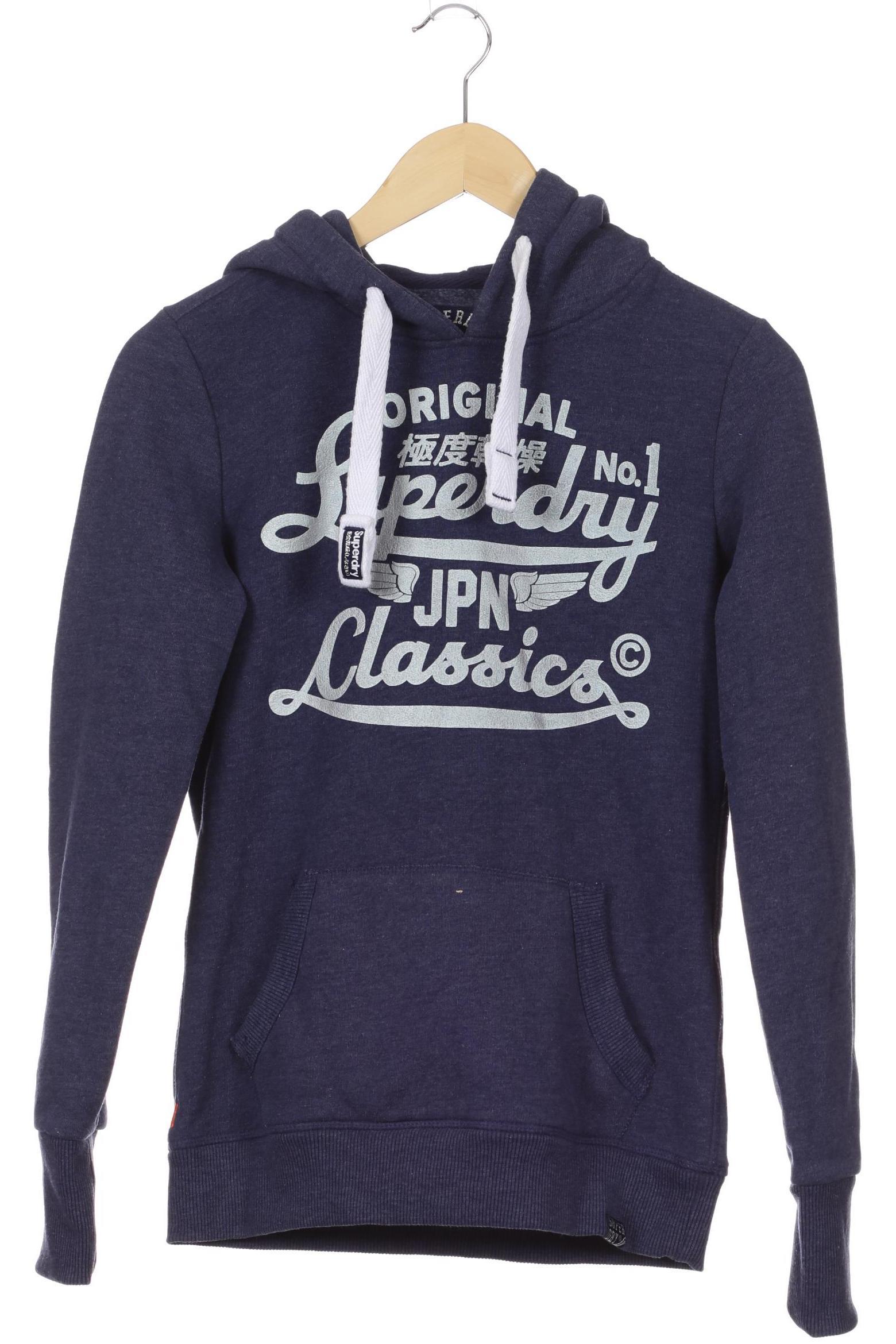 

Superdry Damen Kapuzenpullover, blau, Gr.