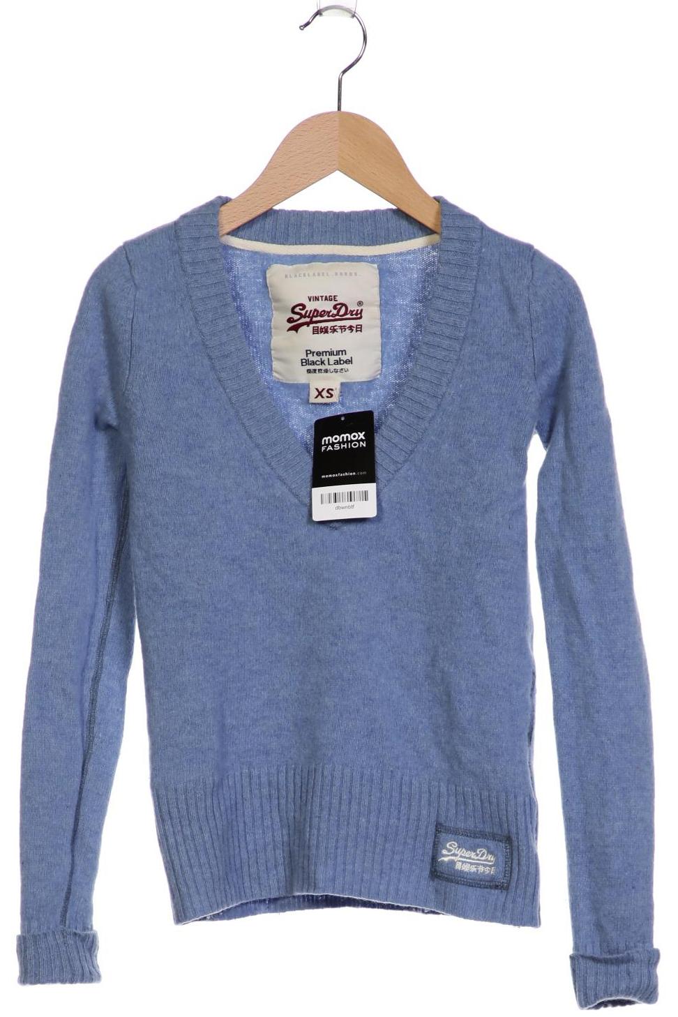 

Superdry Damen Pullover, blau, Gr. 34