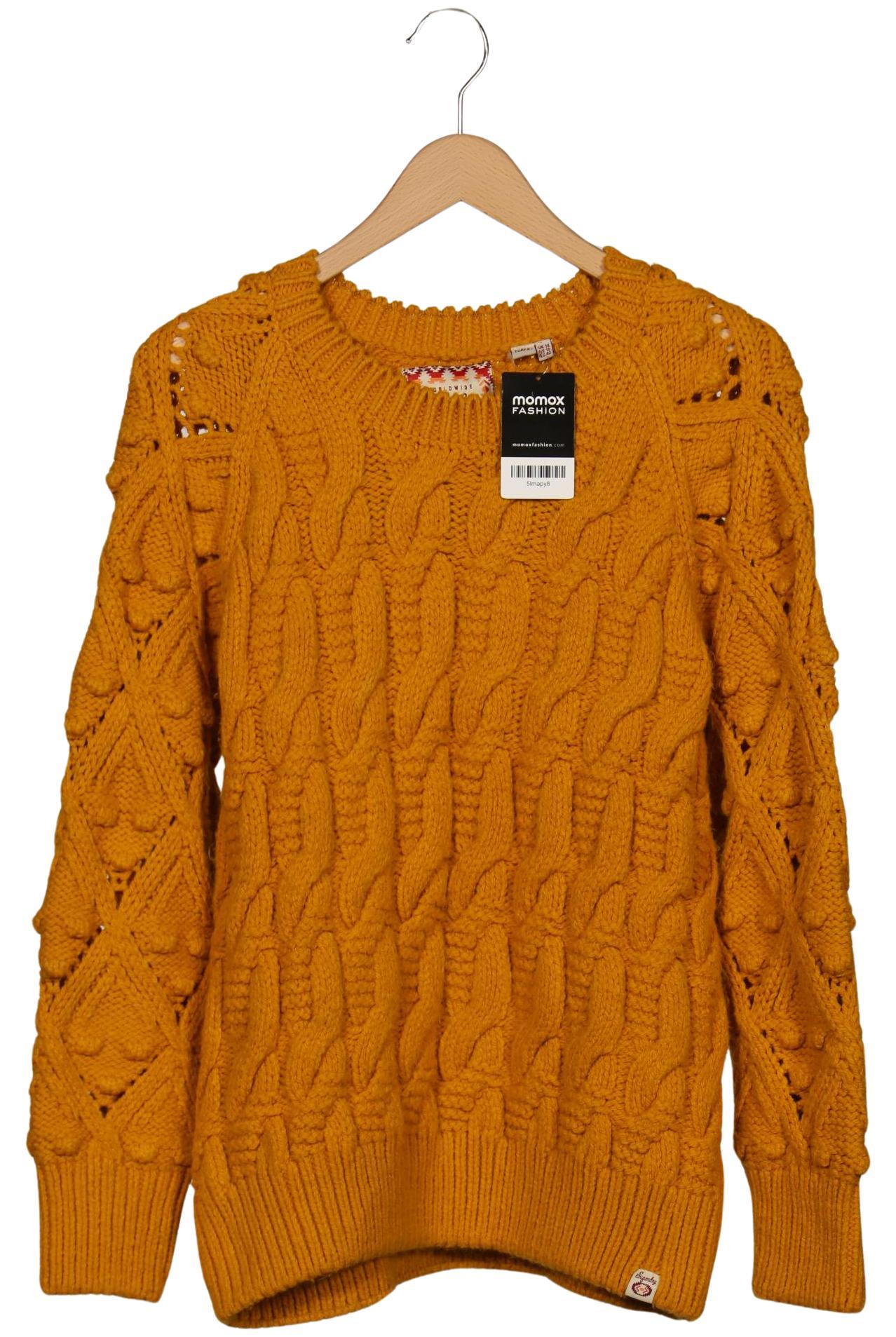 

Superdry Damen Pullover, gelb, Gr. 42