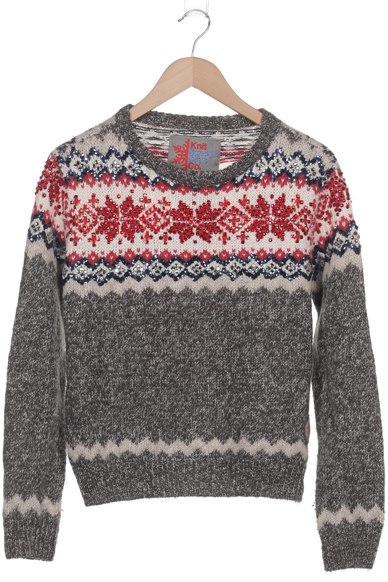 

Superdry Damen Pullover, grau, Gr. 36