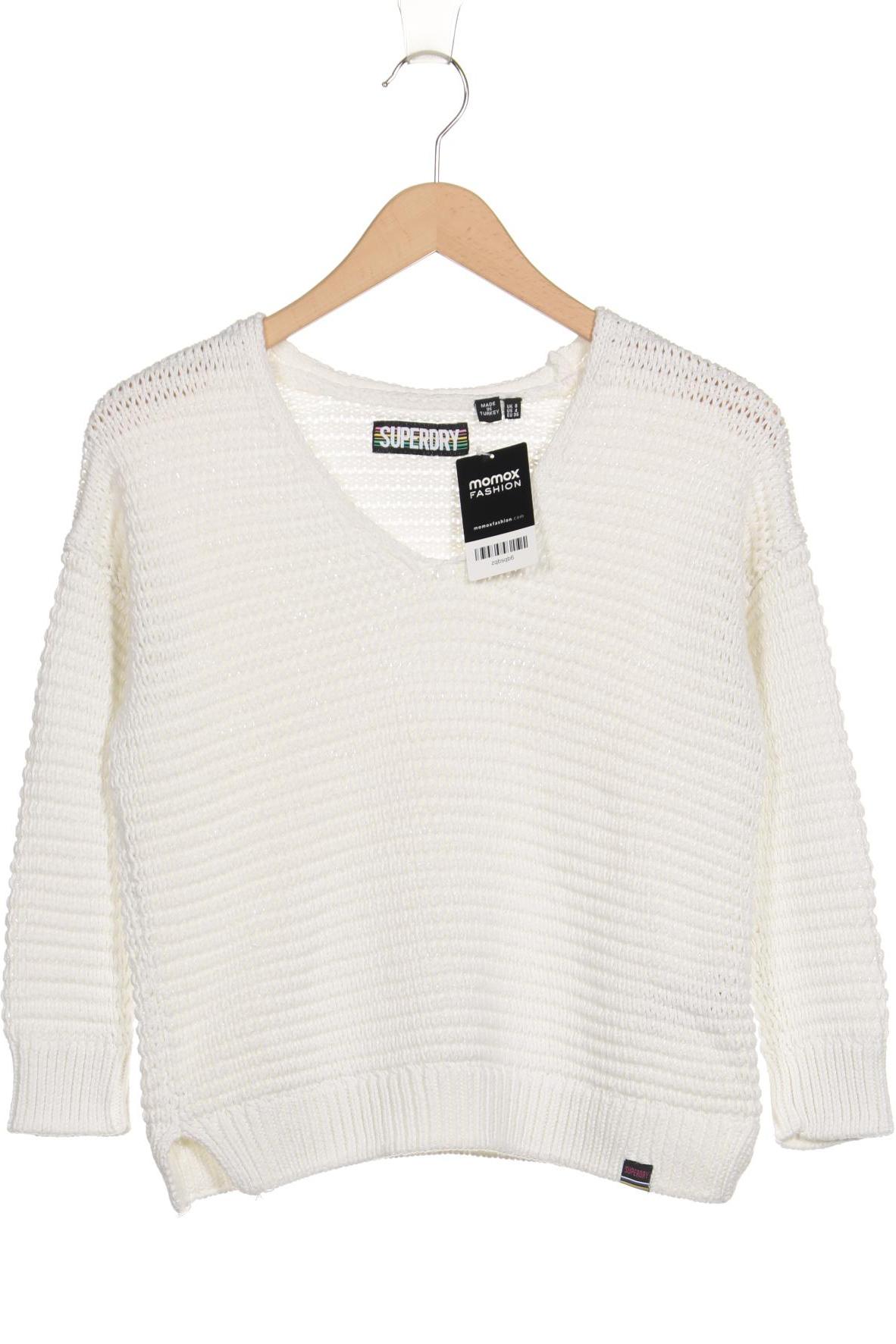 

Superdry Damen Pullover, weiß, Gr. 36