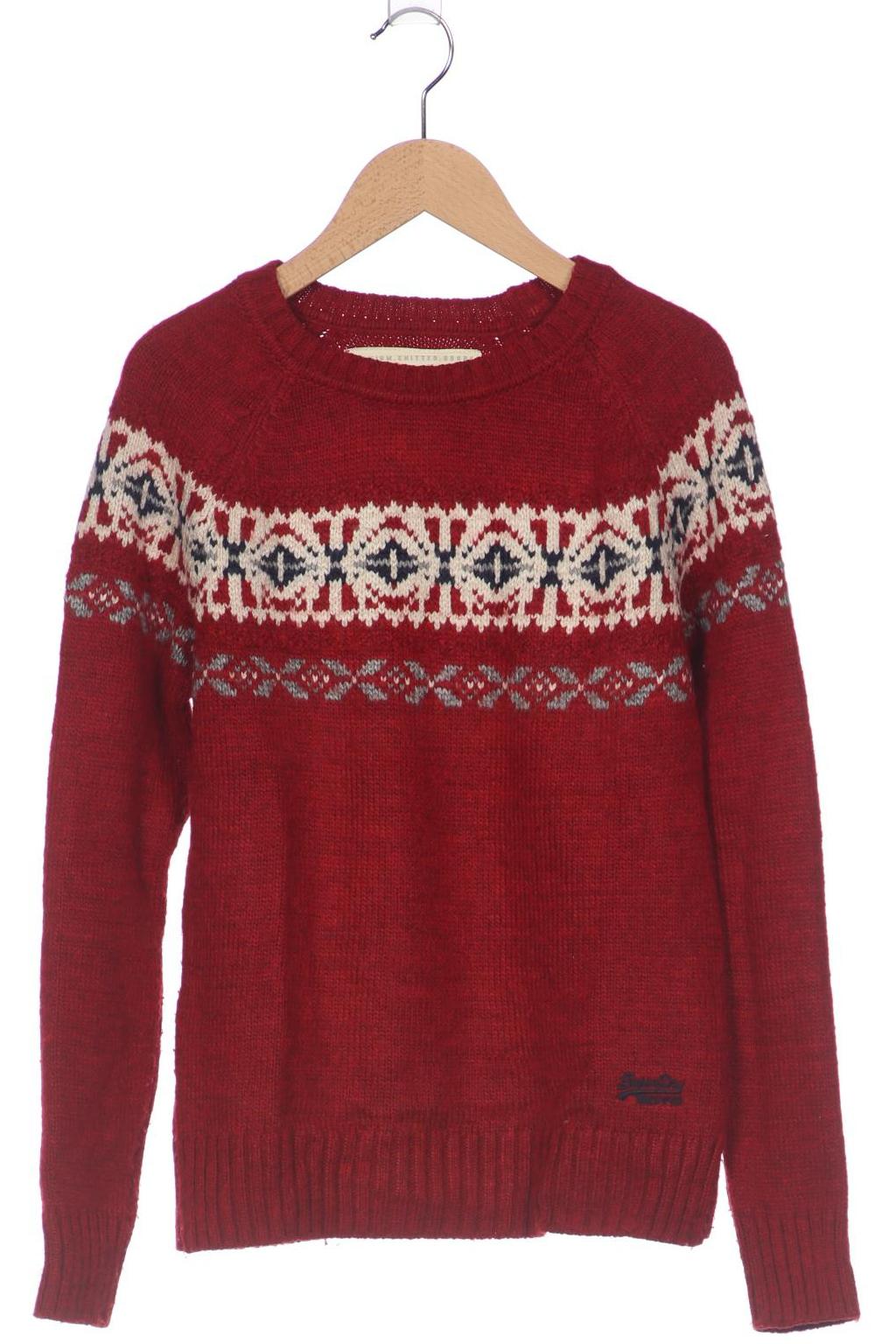 

Superdry Damen Pullover, rot, Gr. 34