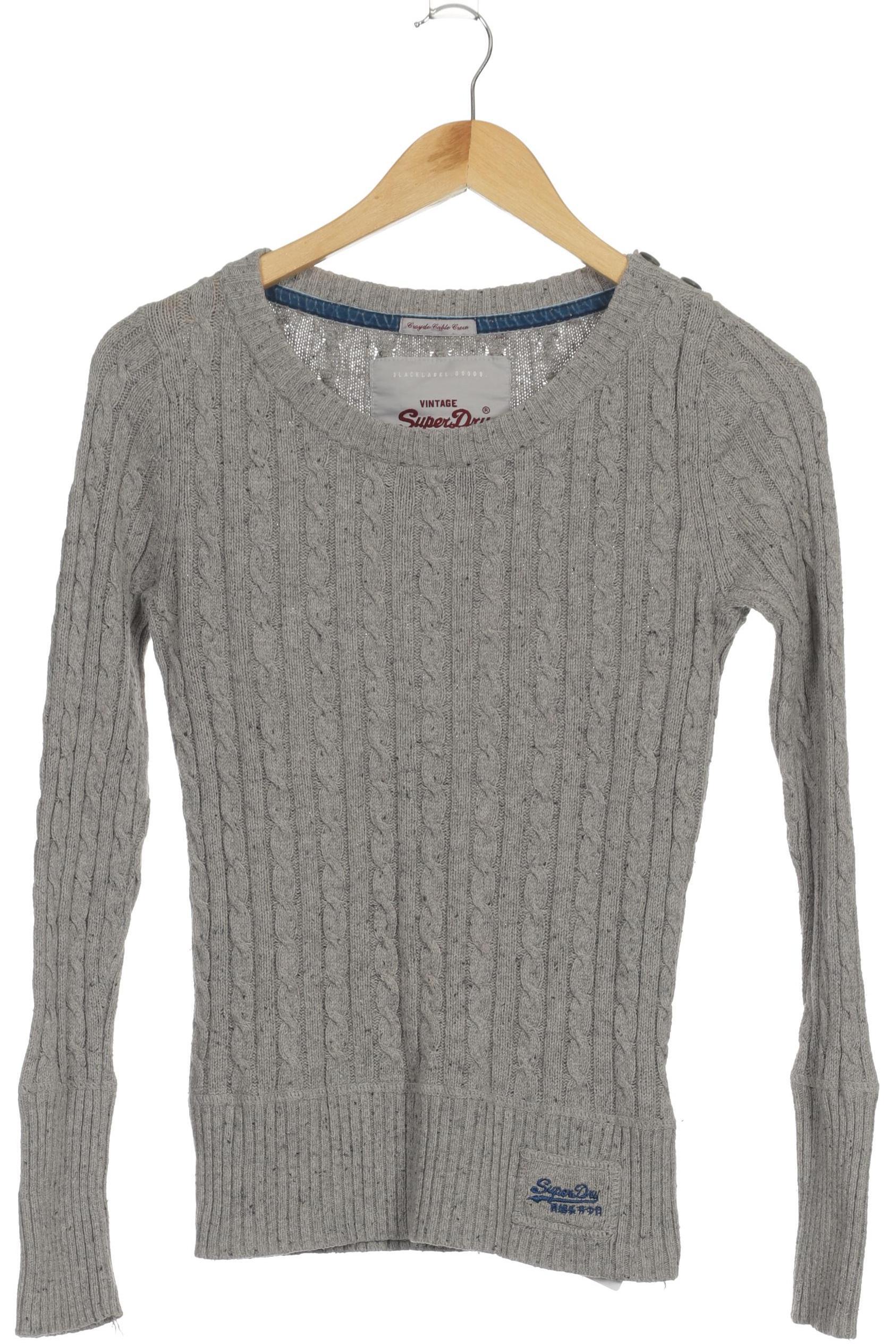 

Superdry Damen Pullover, grau, Gr.