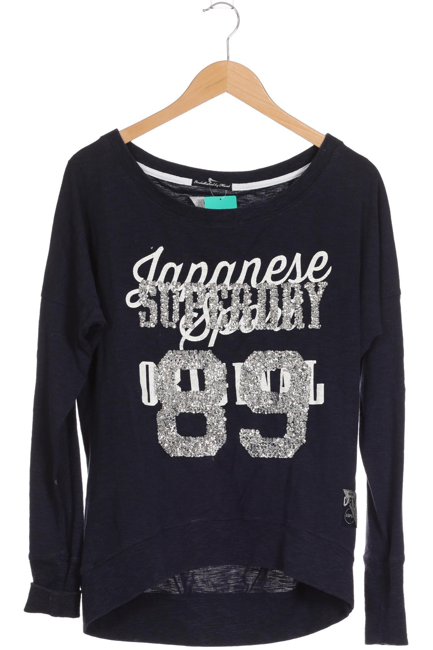 

Superdry Damen Langarmshirt, blau, Gr.