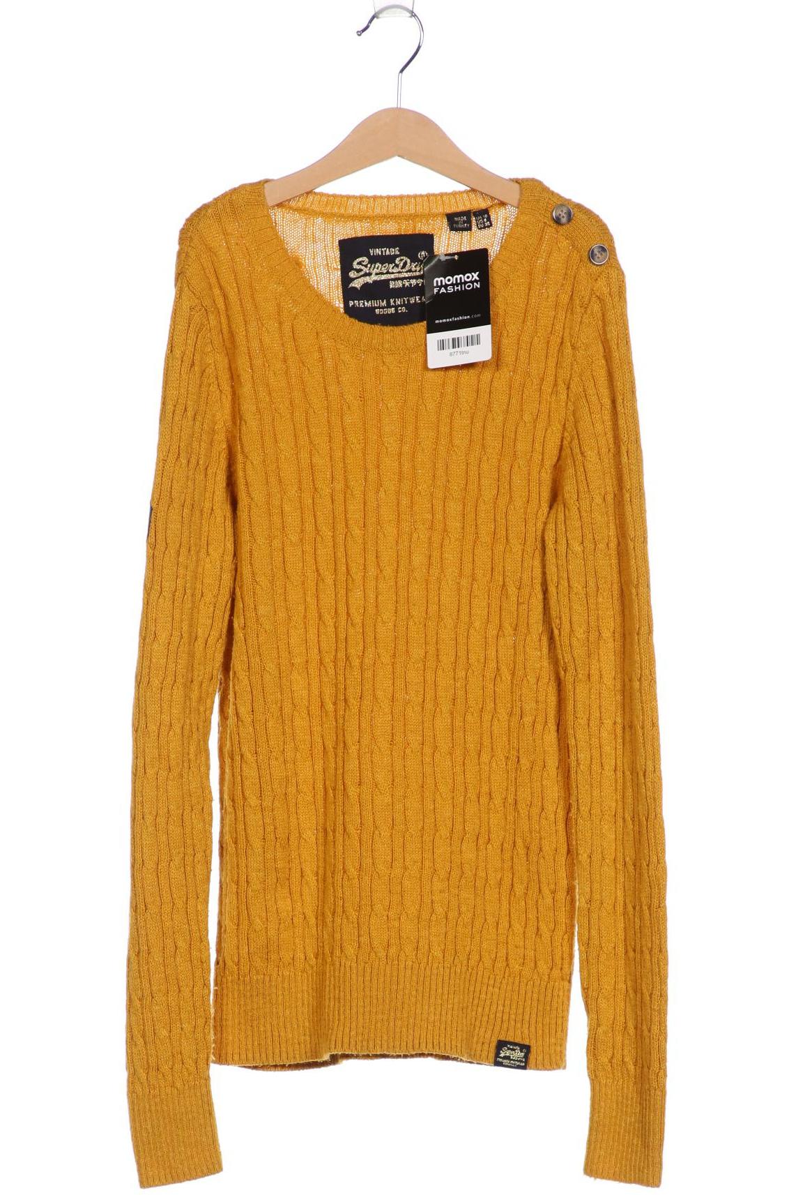 

Superdry Damen Pullover, gelb, Gr. 38