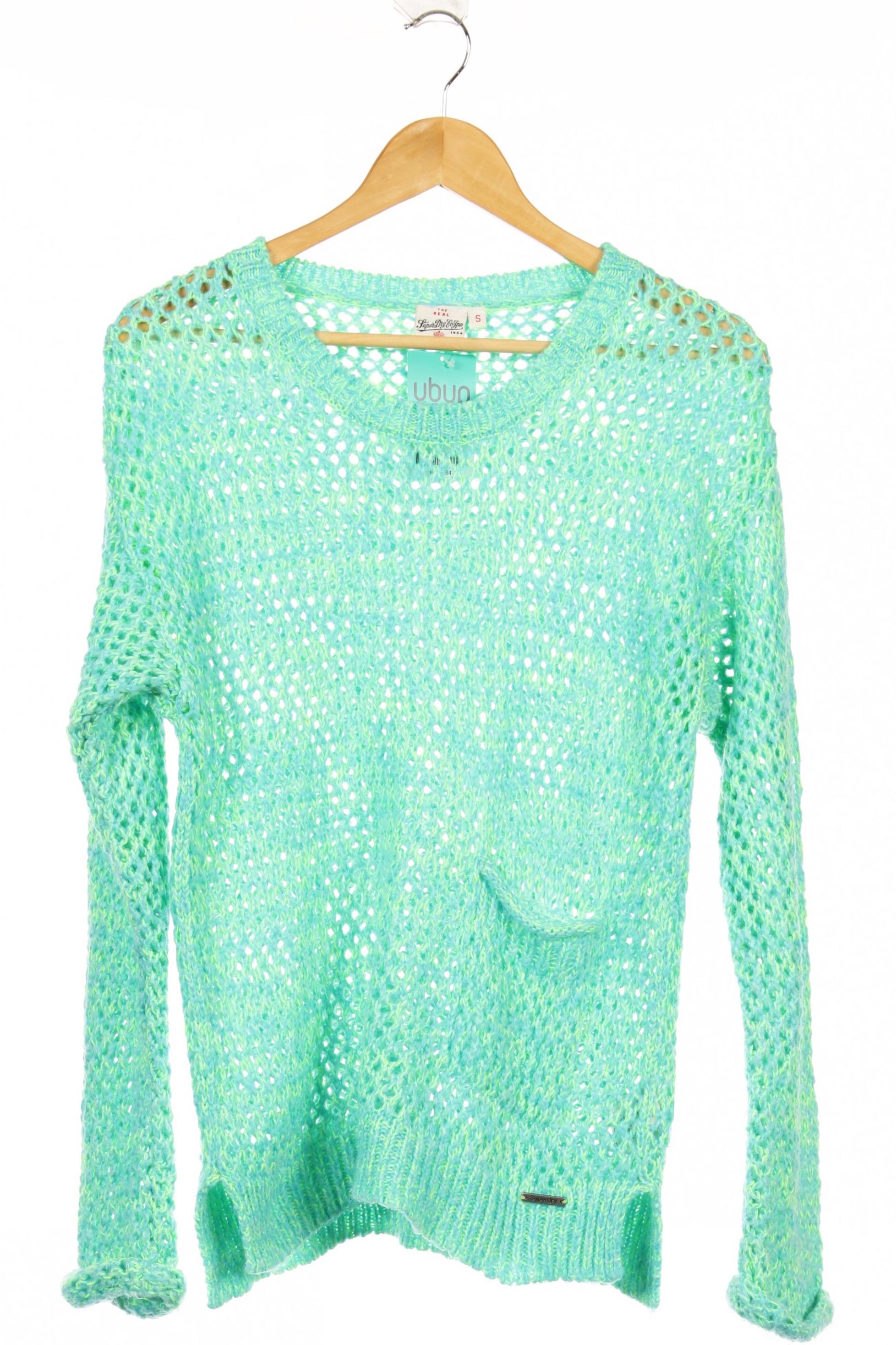 

Superdry Damen Pullover, türkis, Gr.