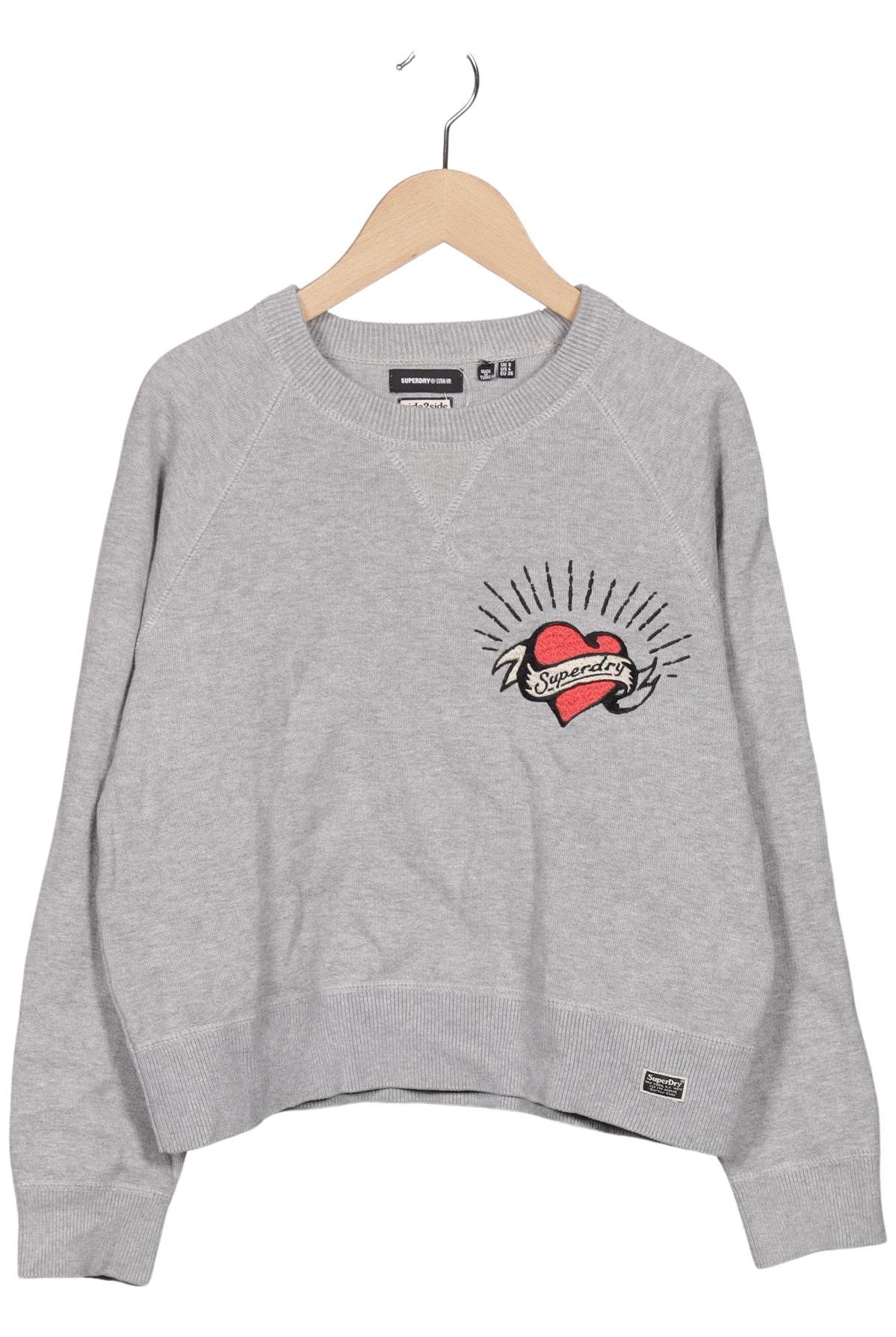

Superdry Damen Pullover, grau, Gr. 36