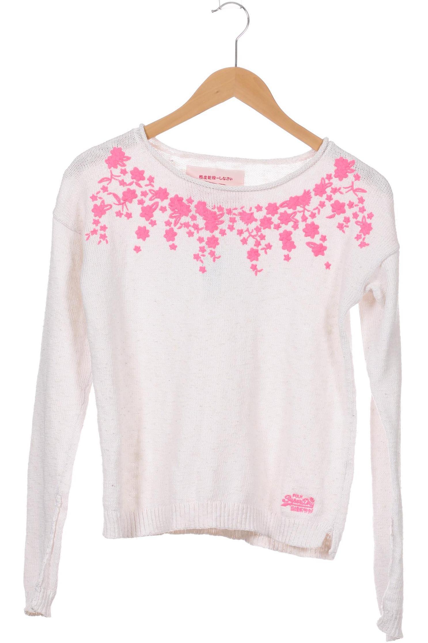 

Superdry Damen Pullover, weiß, Gr.